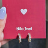 Classic Crystal Hoop Earrings.