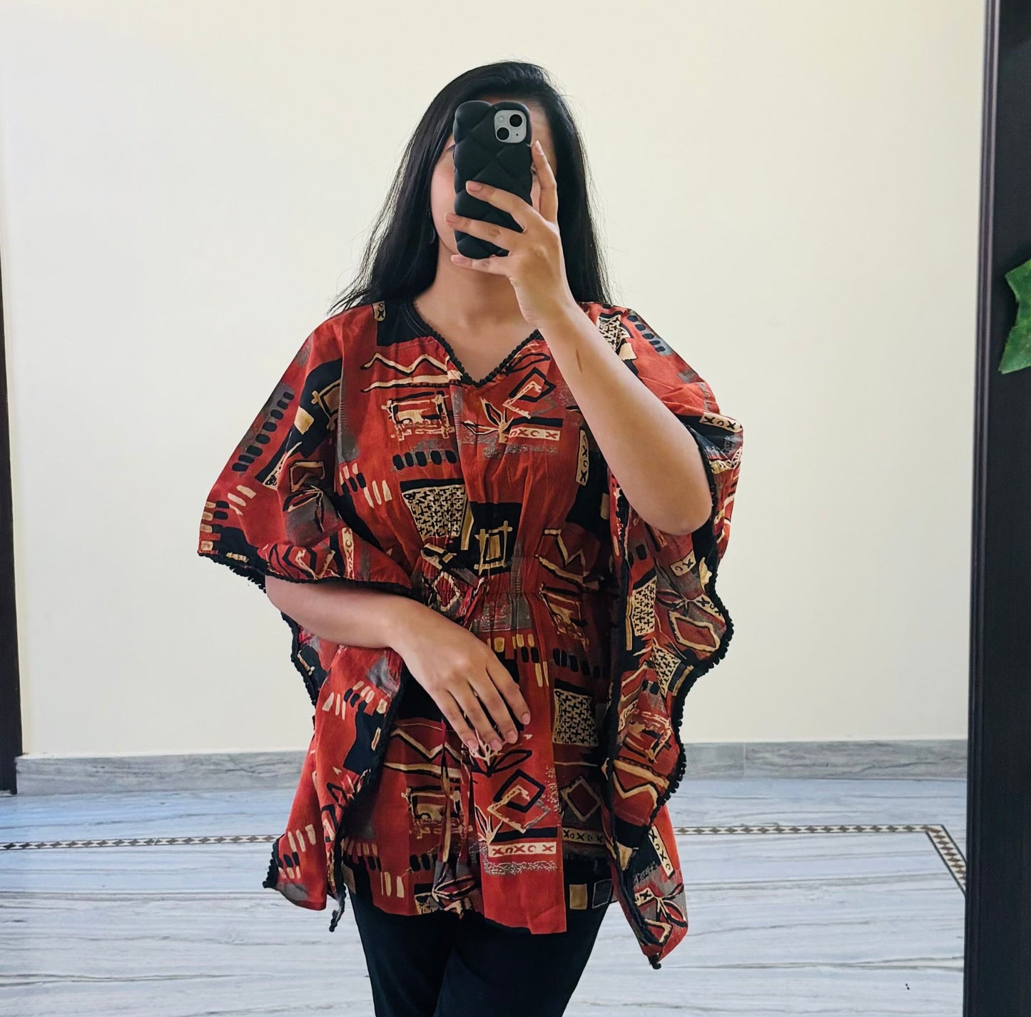 Pure Cotton Kaftan Top