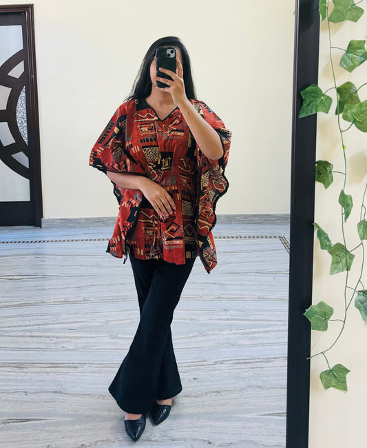 Pure Cotton Kaftan Top
