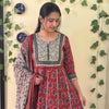 Pure Cotton Anarkali Set
