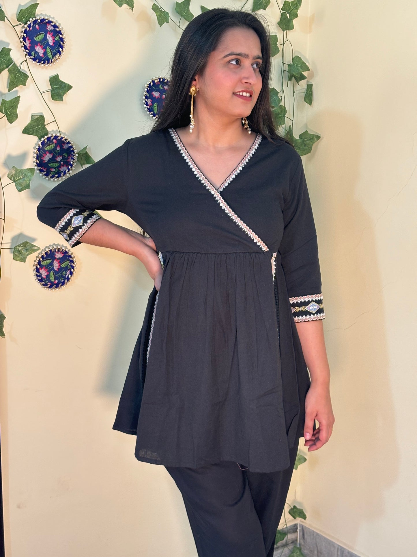 Cotton Flex Indo-Western Two piece Set