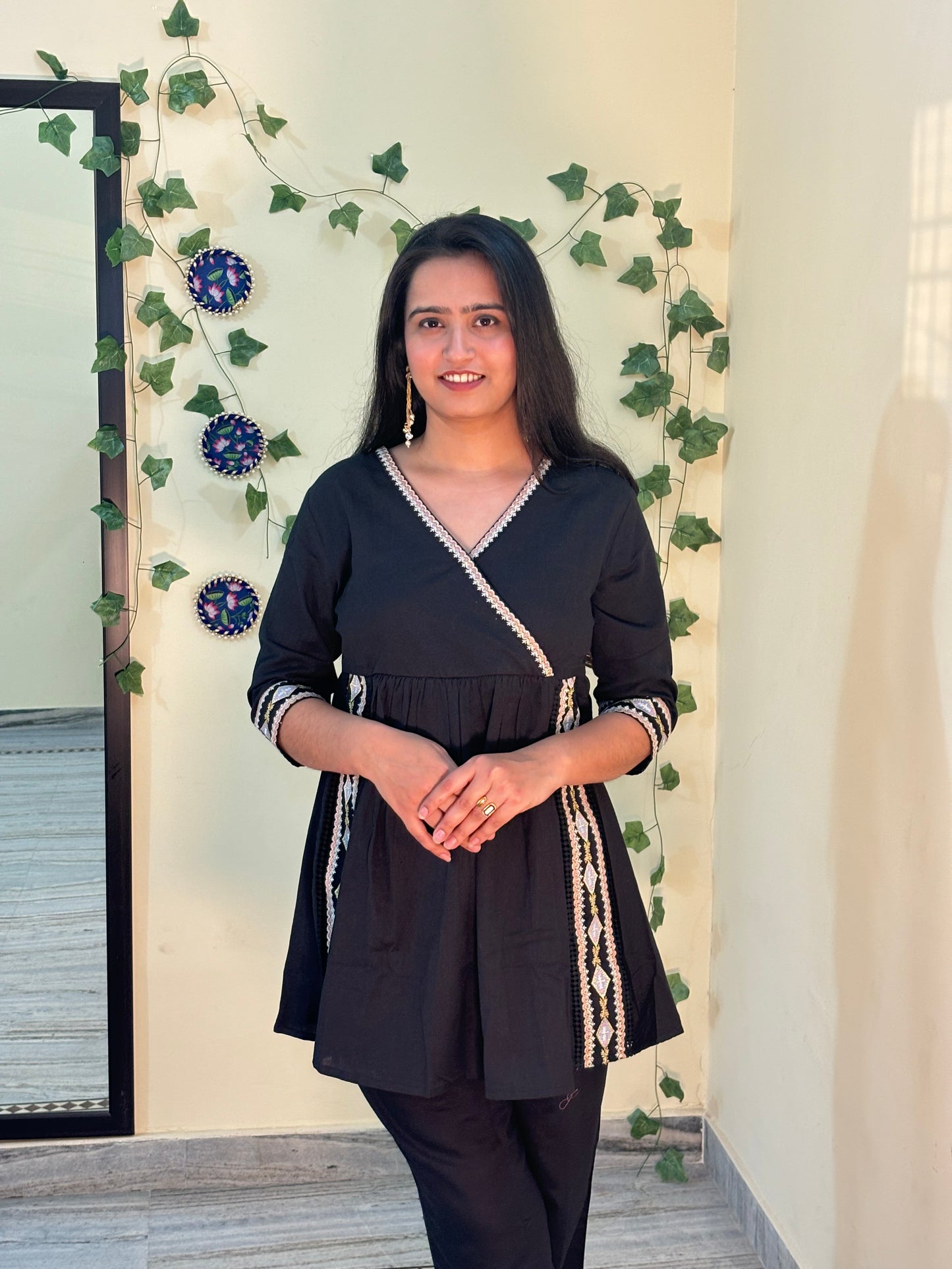 Cotton Flex Indo-Western Two piece Set