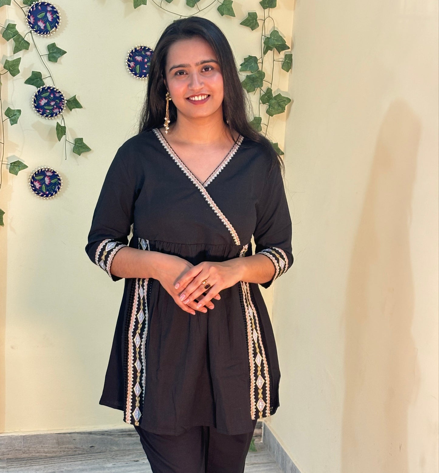 Cotton Flex Indo-Western Two piece Set