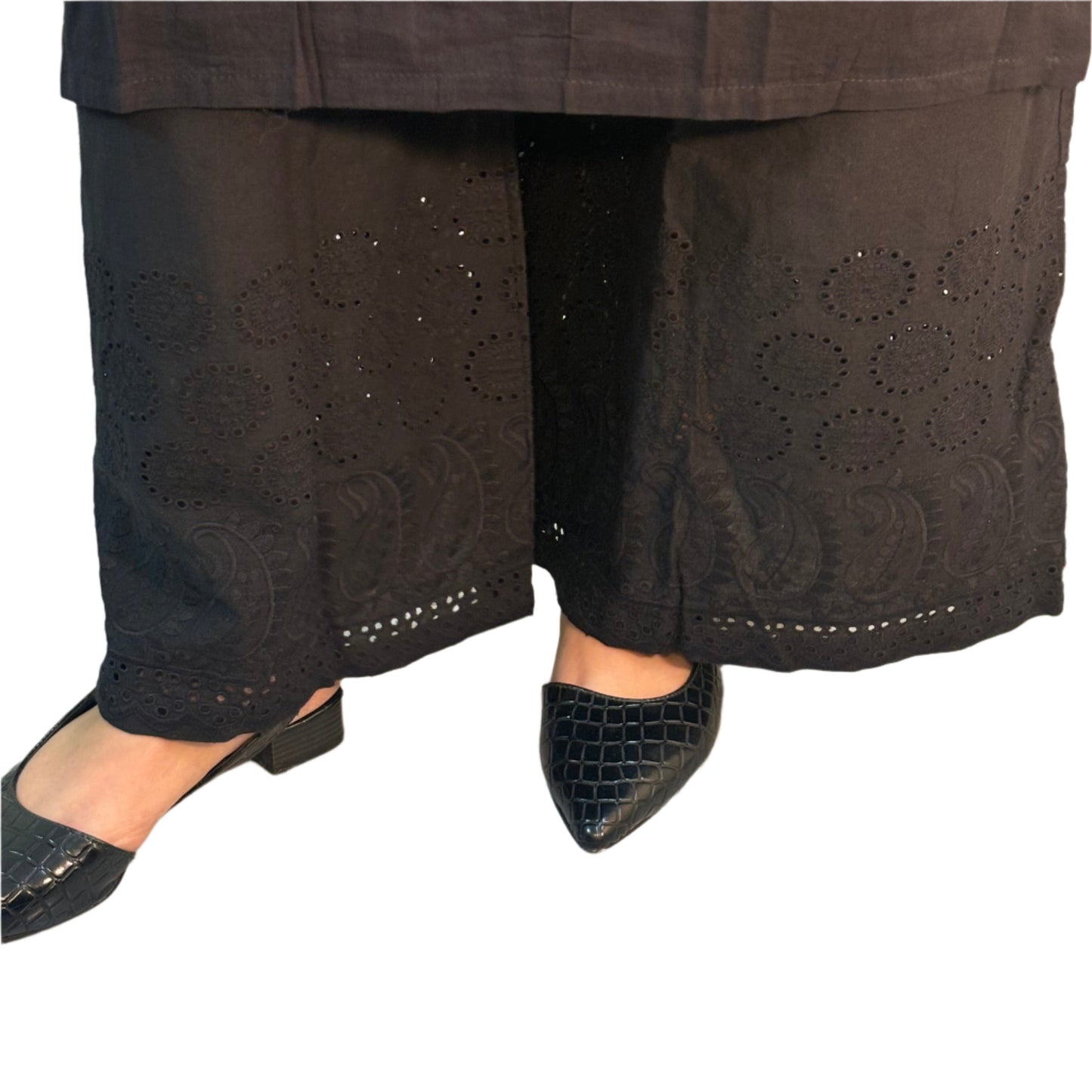 Mul-mul Cotton Embroidered Set