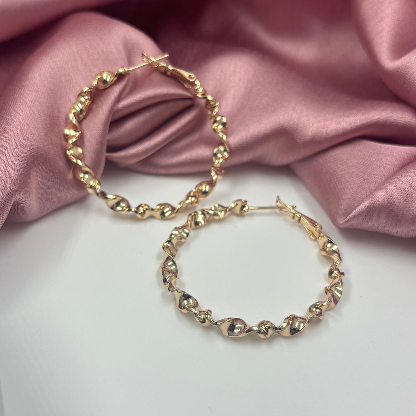 Spiral Hoops Earring