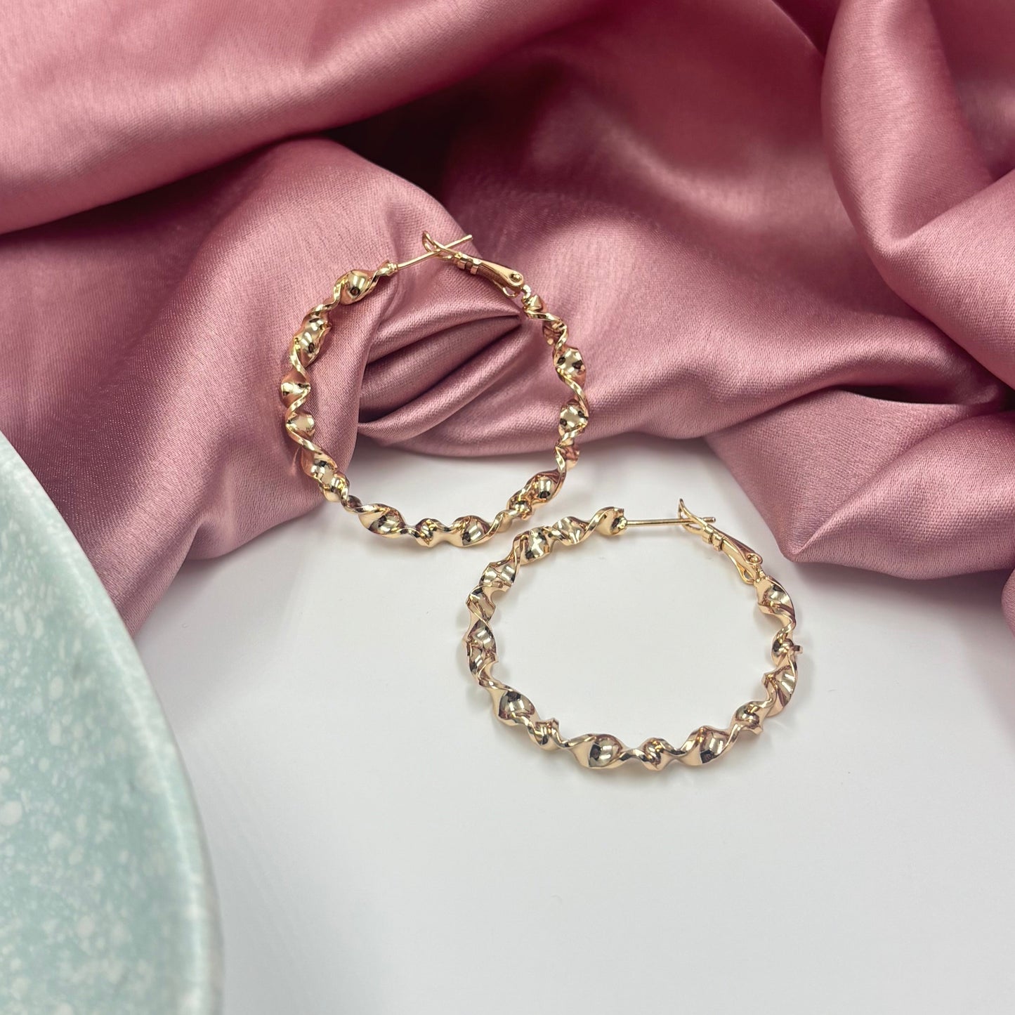 Spiral Hoops Earring