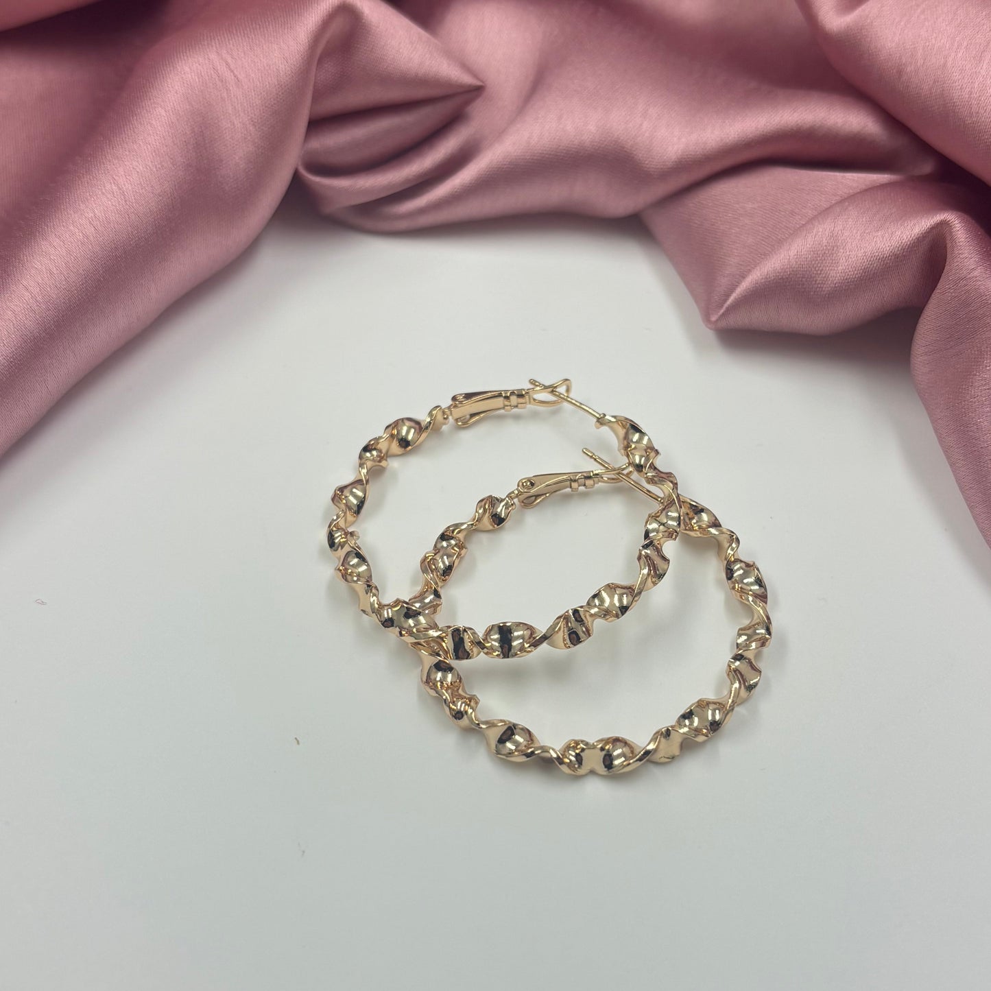 Spiral Hoops Earring