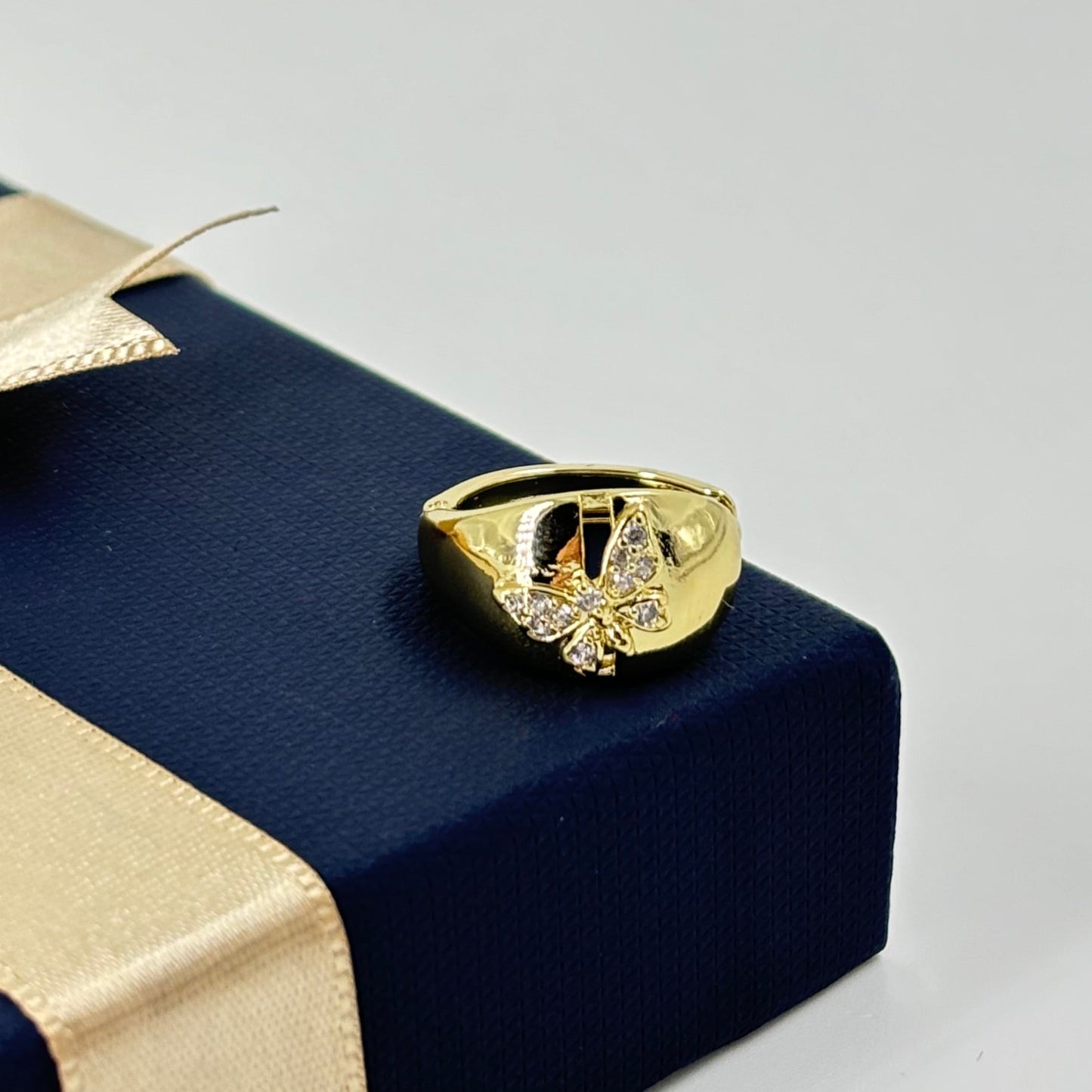Butterfly Gold-Plated Huggie Earrings