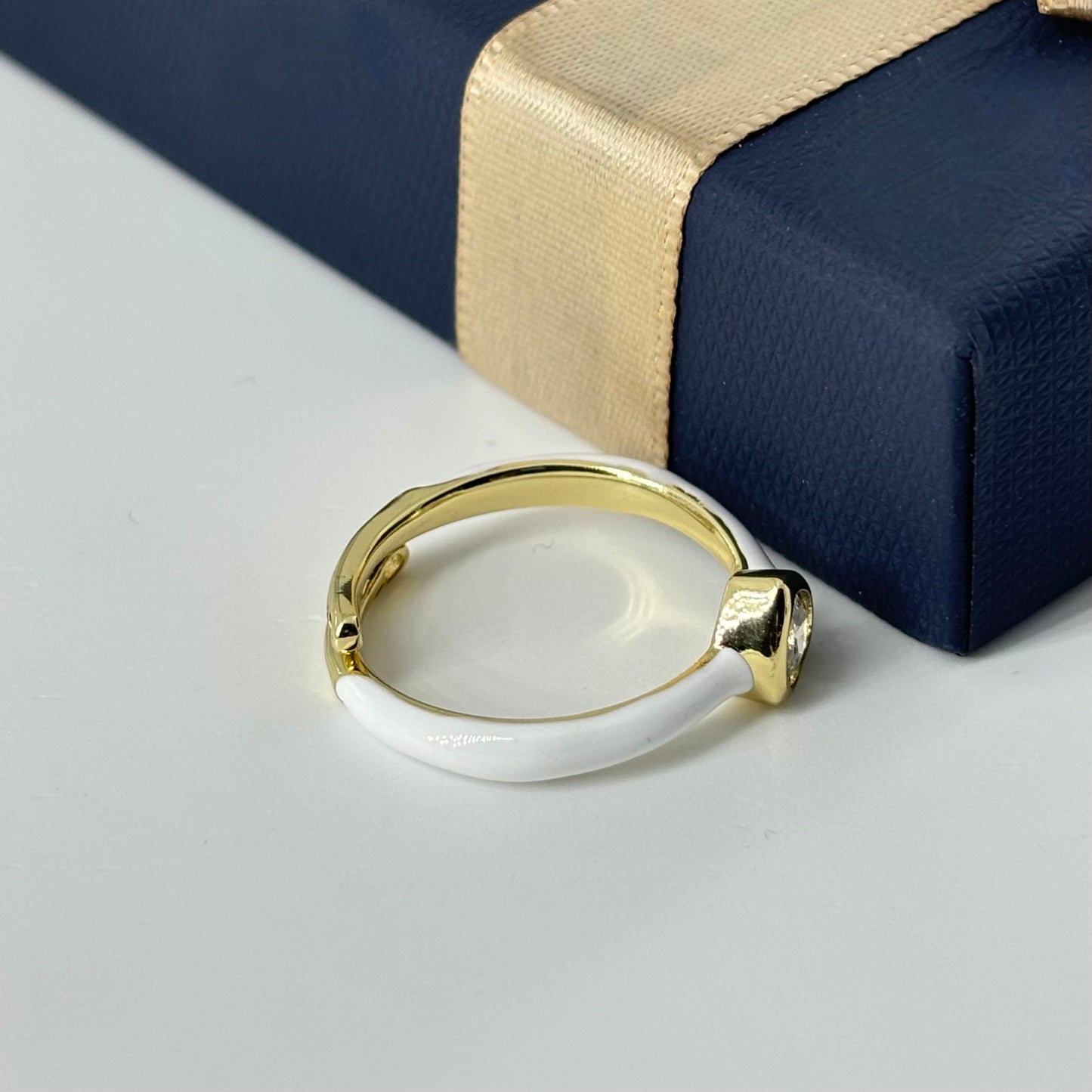 Heart Charm Adjustable Ring