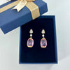 Pink Crystal Earring