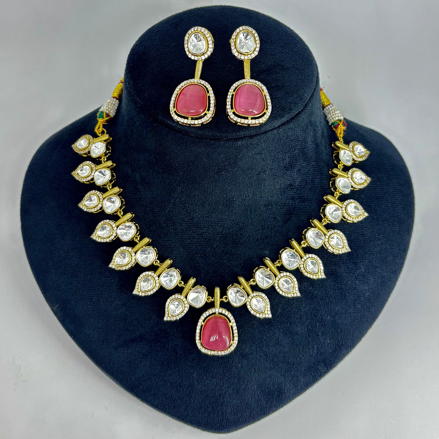 Polki Kundan necklace set