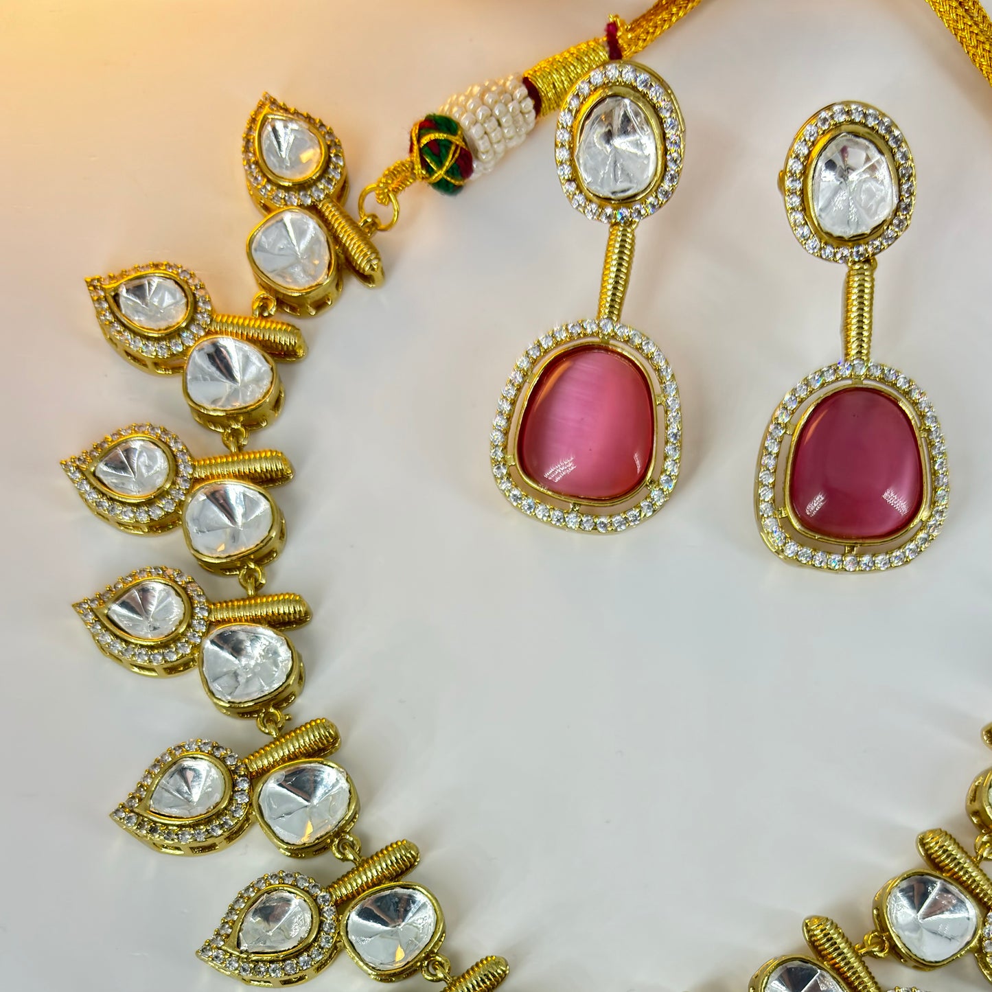 Polki Kundan necklace set