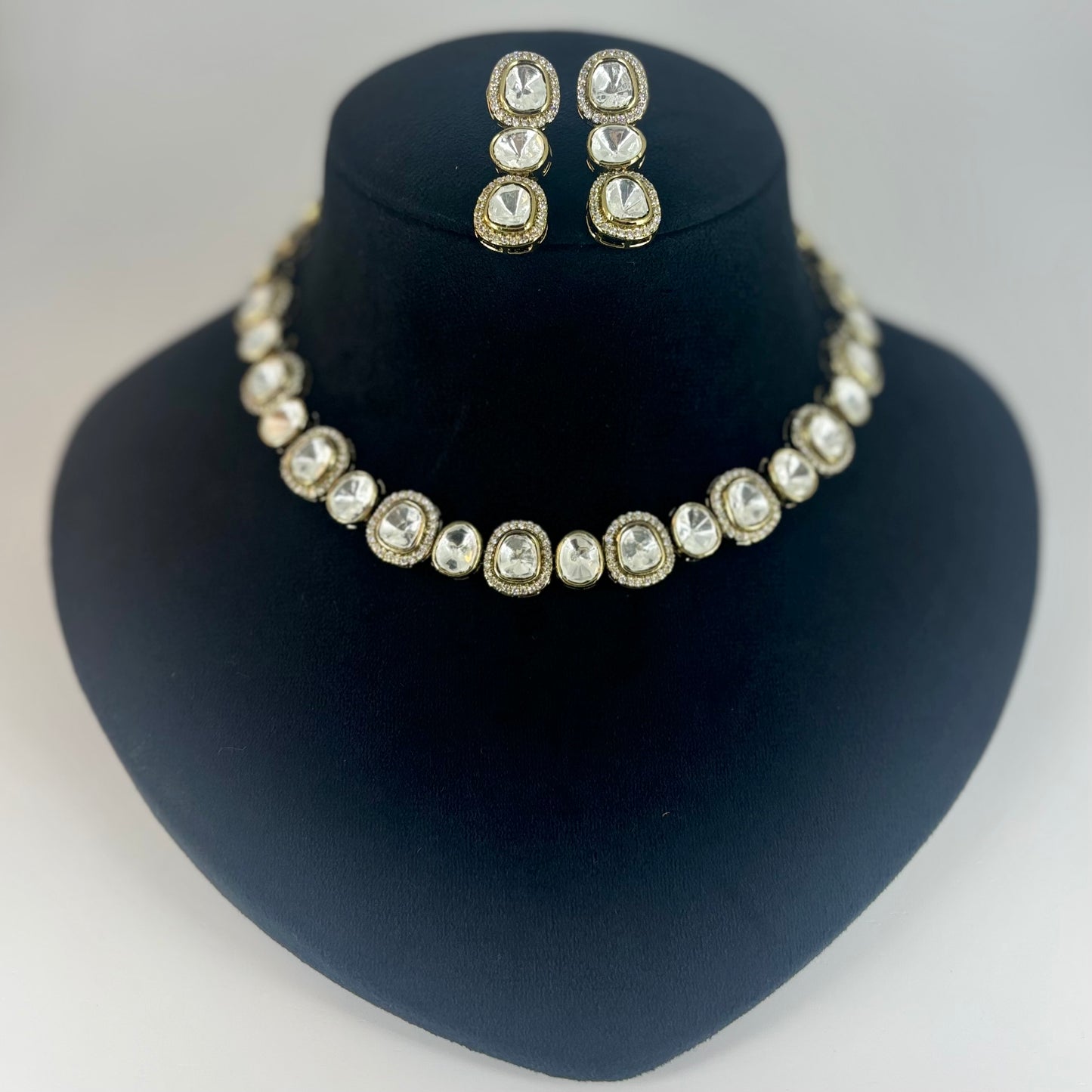 Elegant Polki Kundan Set