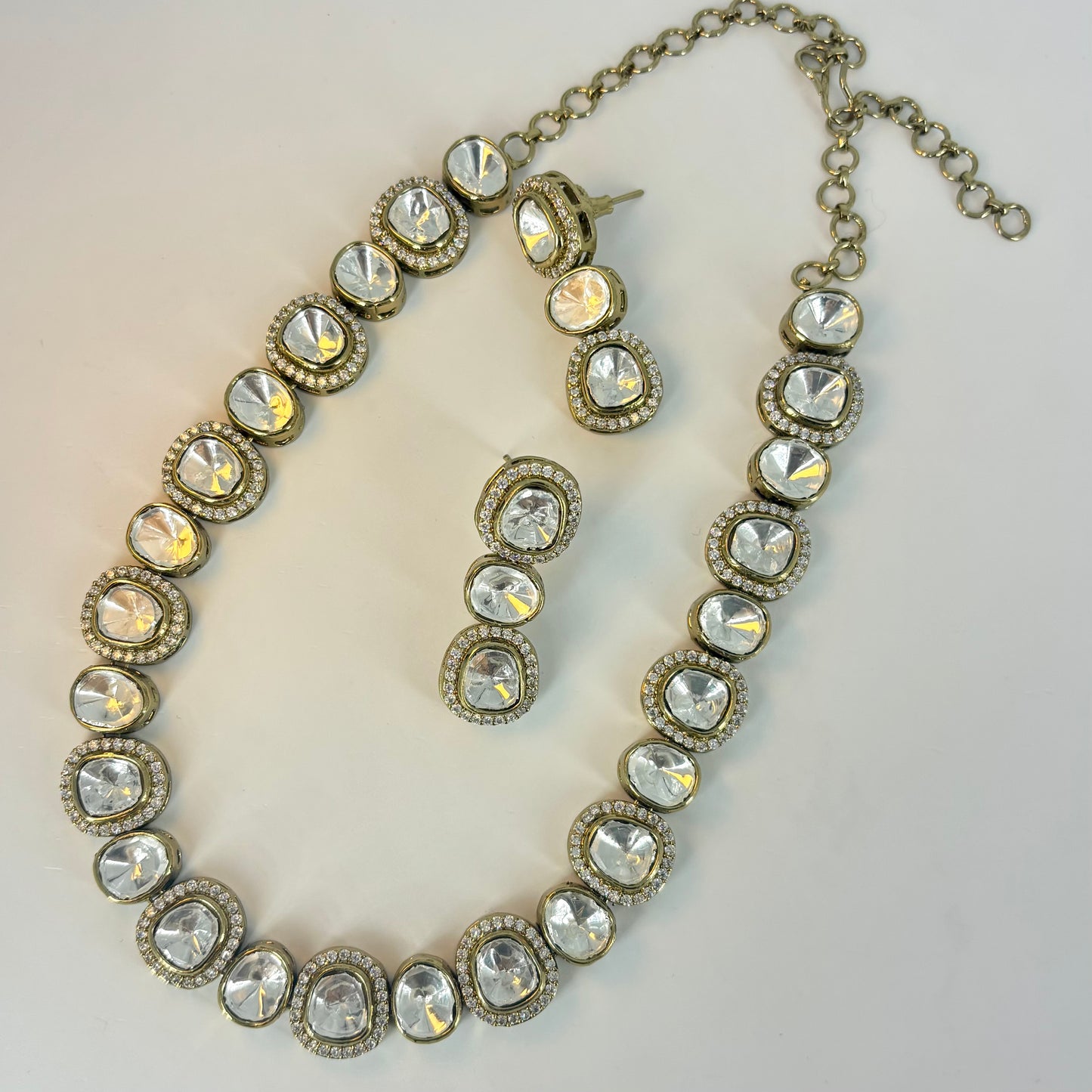 Elegant Polki Kundan Set