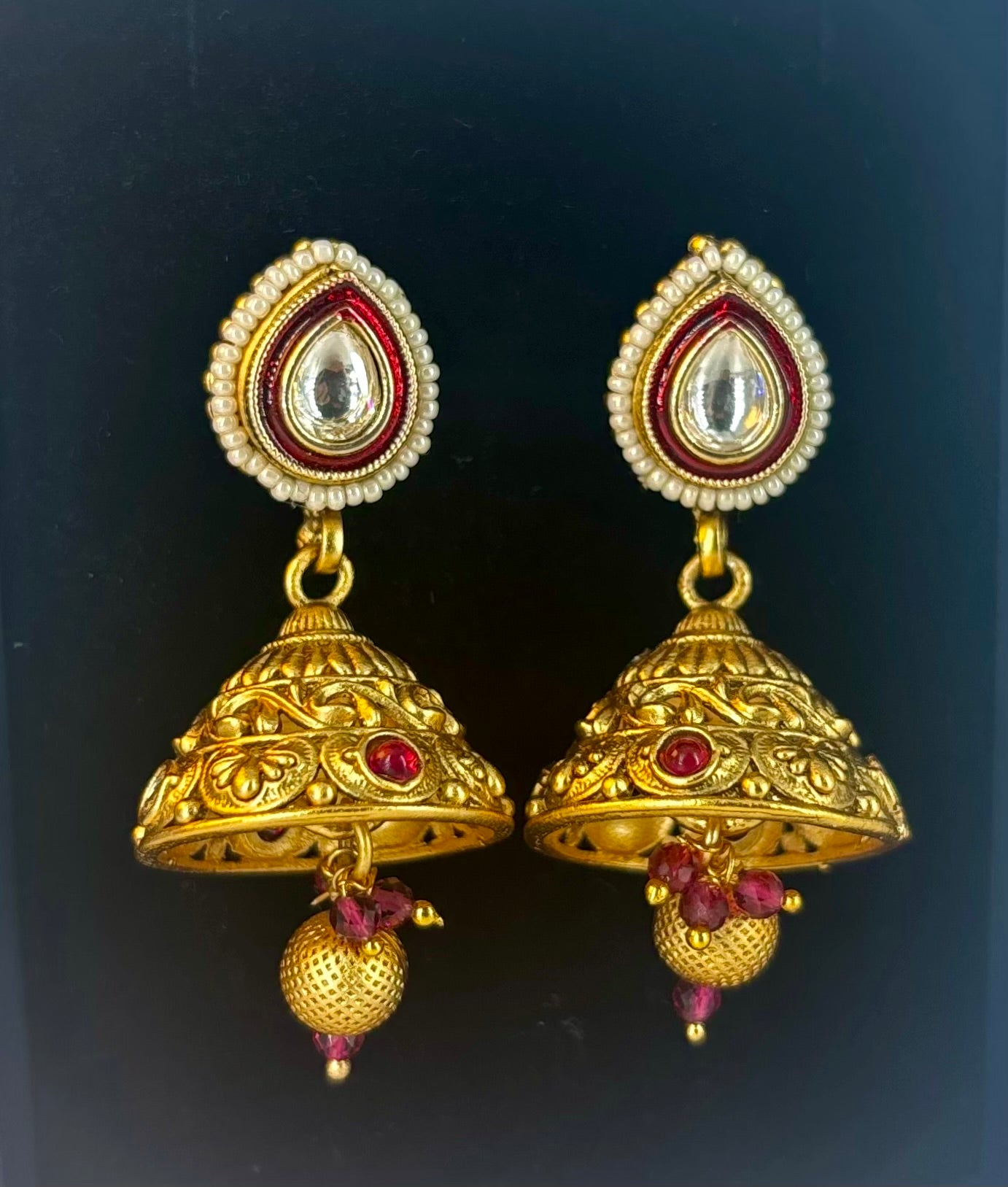 Rajwadi Kundan Necklace Set