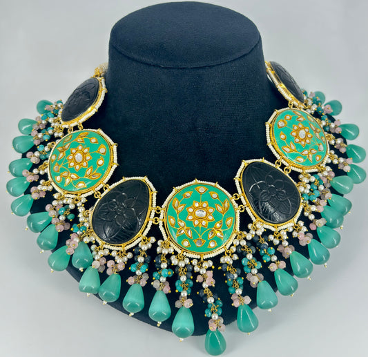 Regal Meenakari with Pratash Work