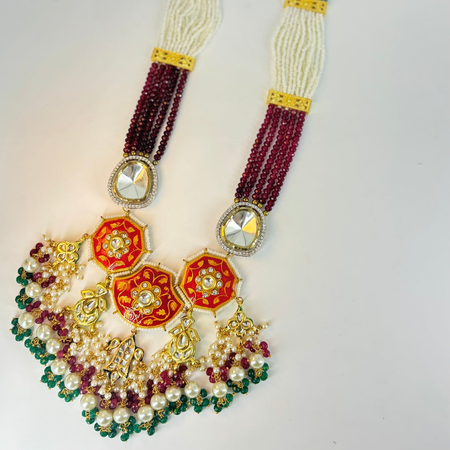 Meenakari & Polki Kundan Necklace