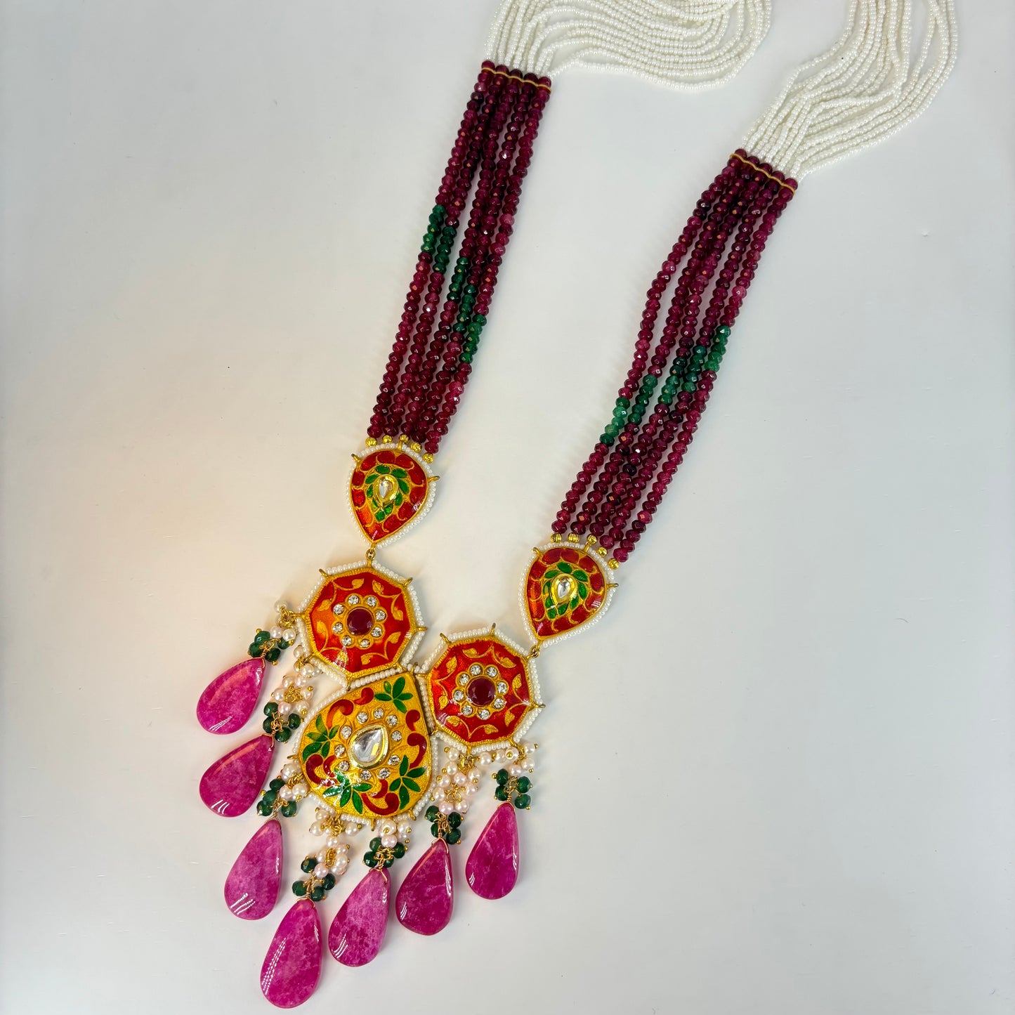 Meenakari & Kundan Beaded Necklace