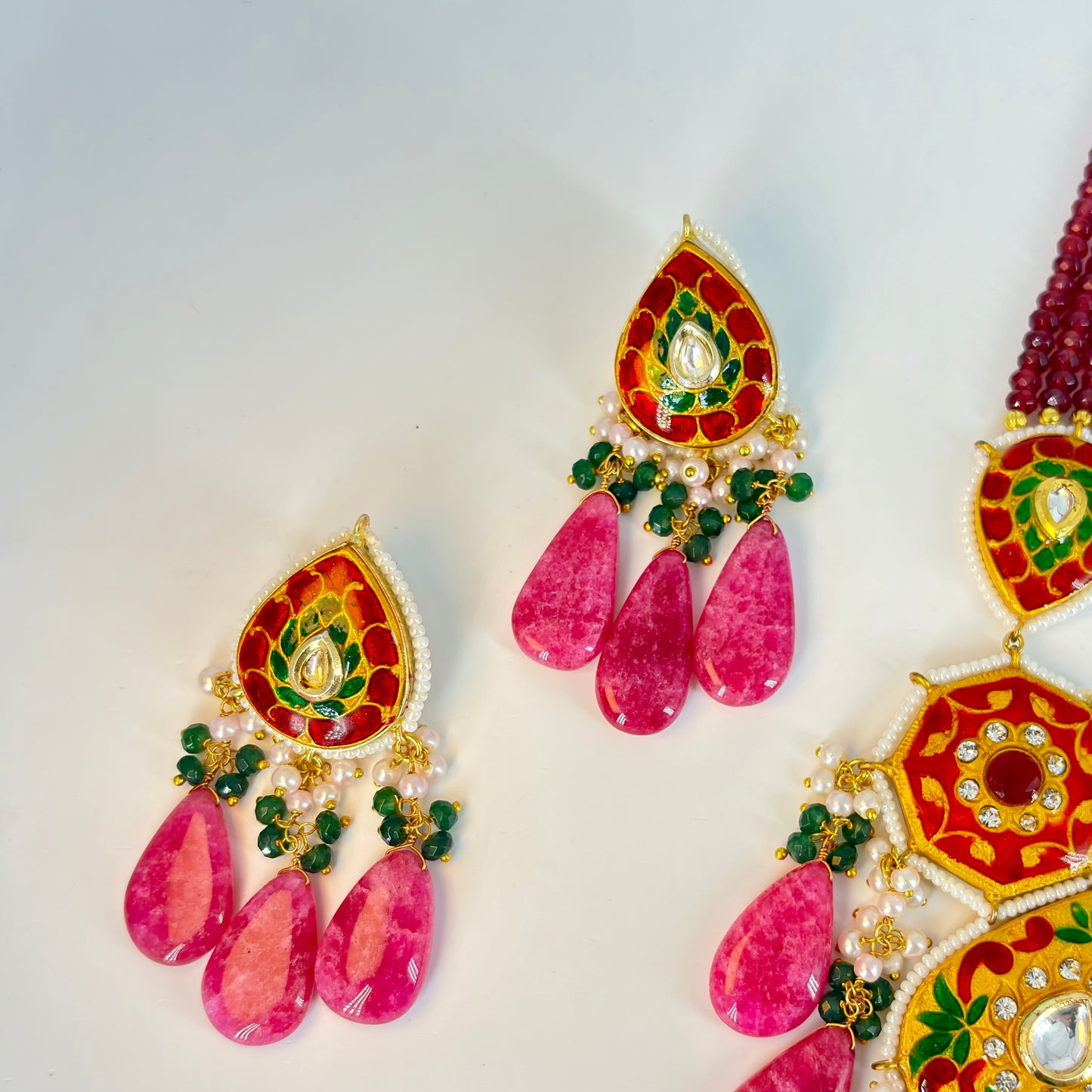Meenakari & Kundan Beaded Necklace