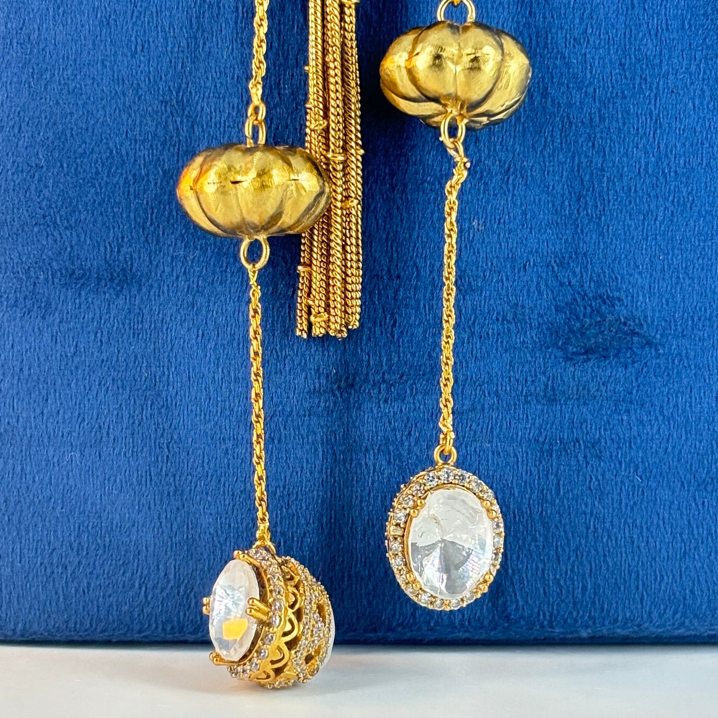 Contemporary Gold-Plated Statement Necklace