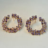 Lavender Luxe Anti-Tarnish Hoop Earrings