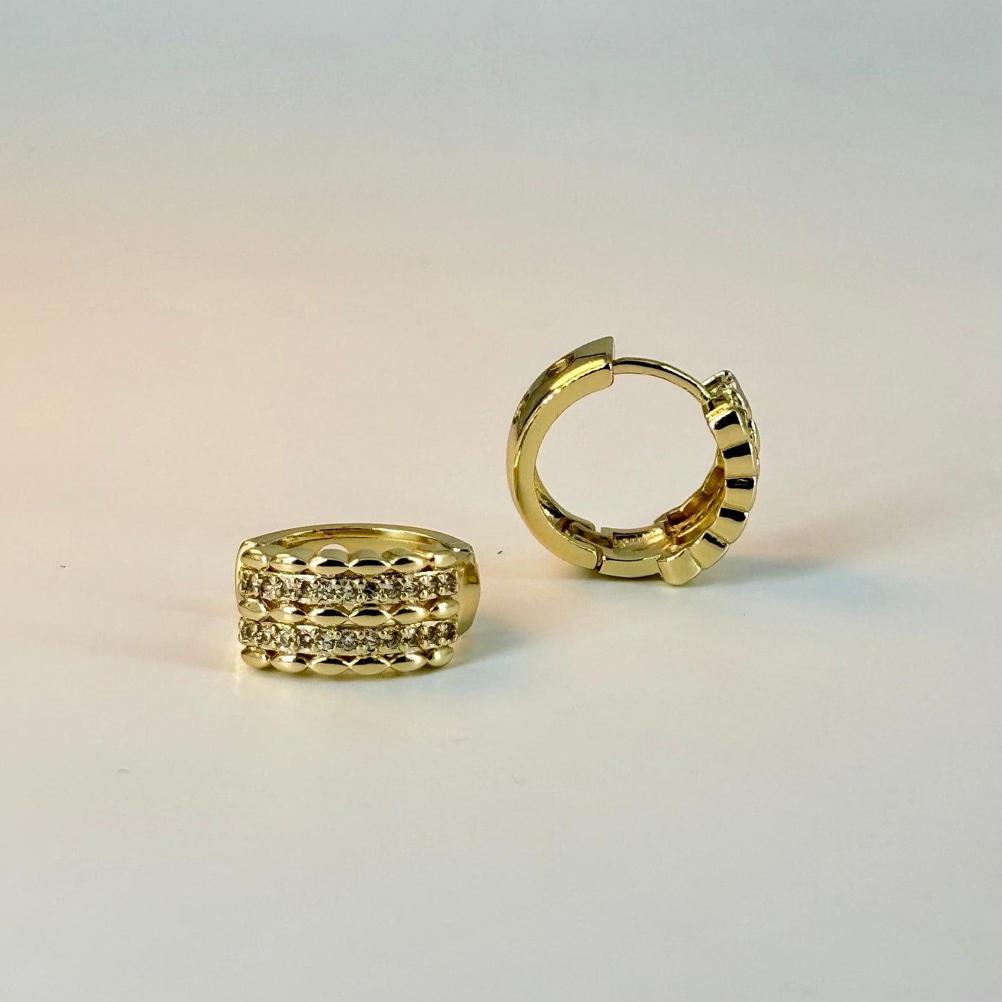 Gold Look-Alike Small Hoop Earring