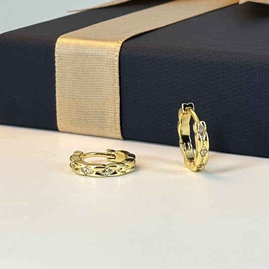 Gold Look-Alike Small Hoop Earring