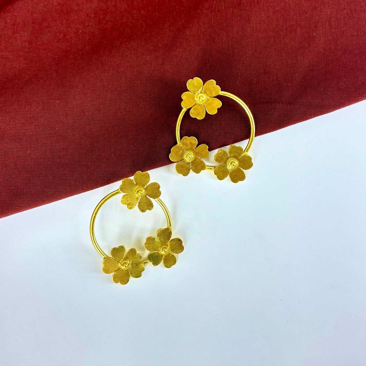 Flower Statement Stud
