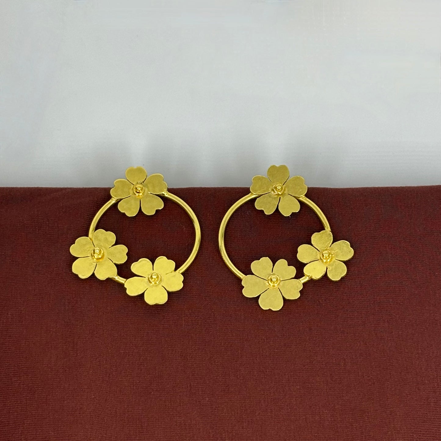 Flower Statement Stud