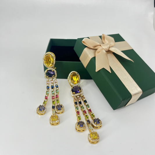 brand inspired earring