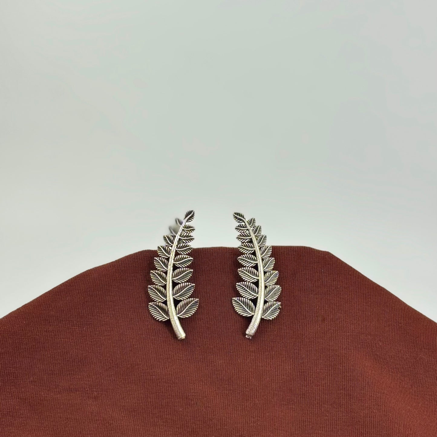 Antique Leaf Stud Earrings