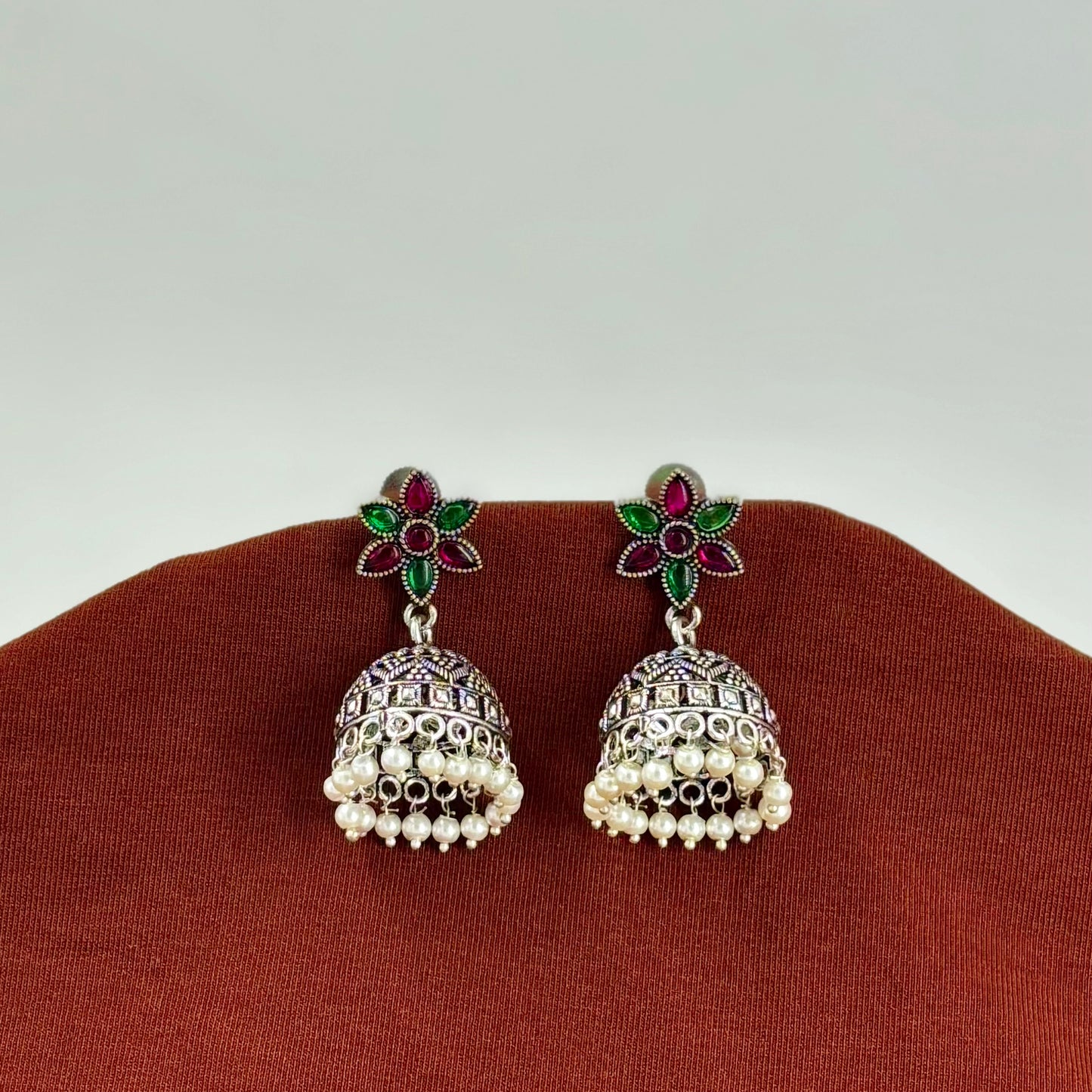 Kundan Jhumka - Colours Available
