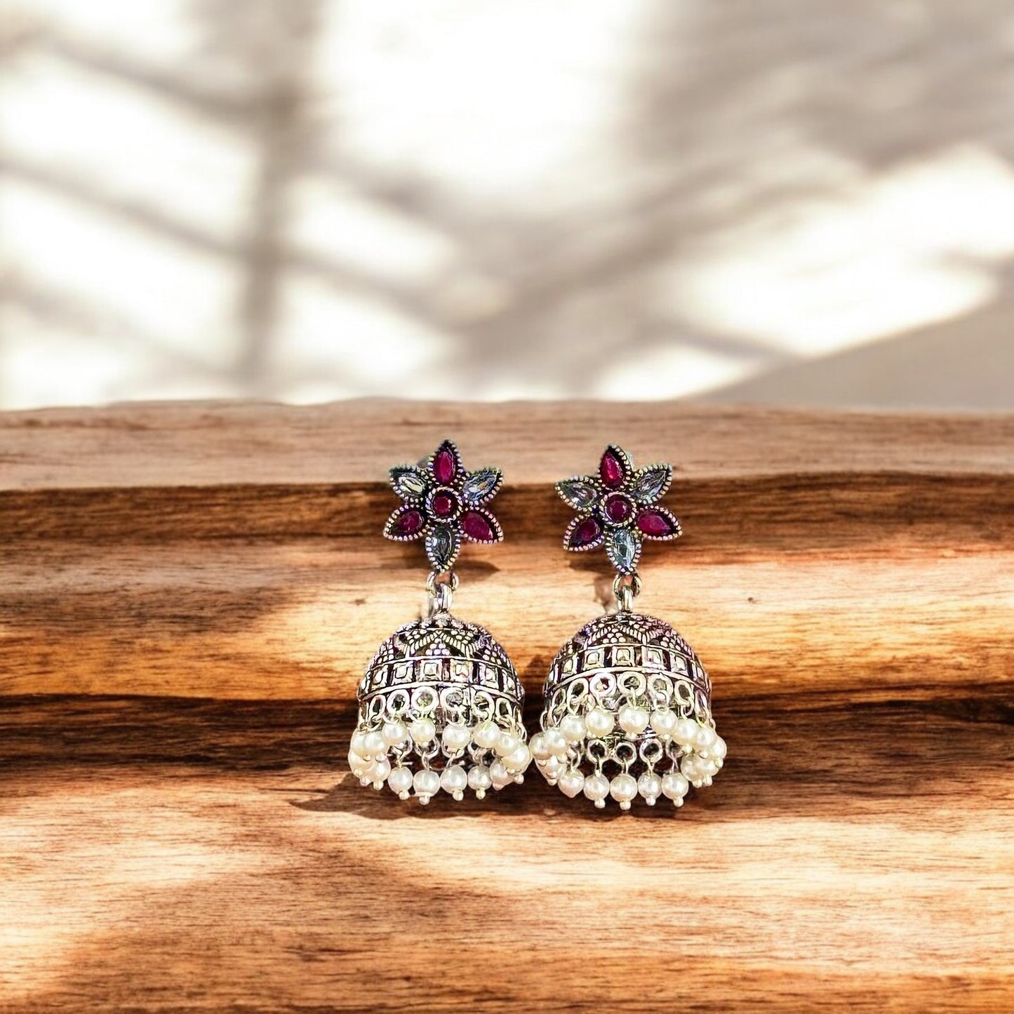 Kundan Jhumka - Colours Available