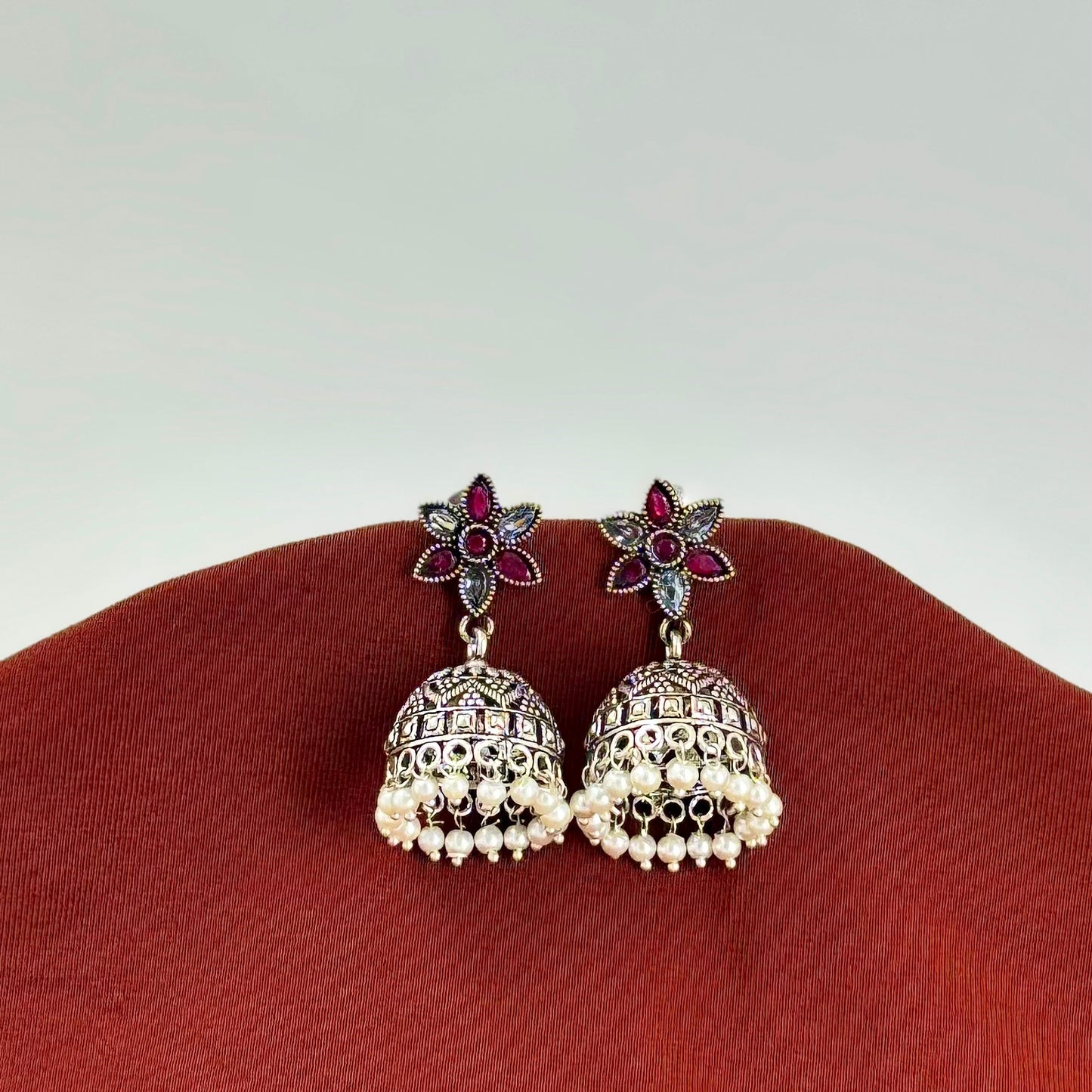 Kundan Jhumka - Colours Available