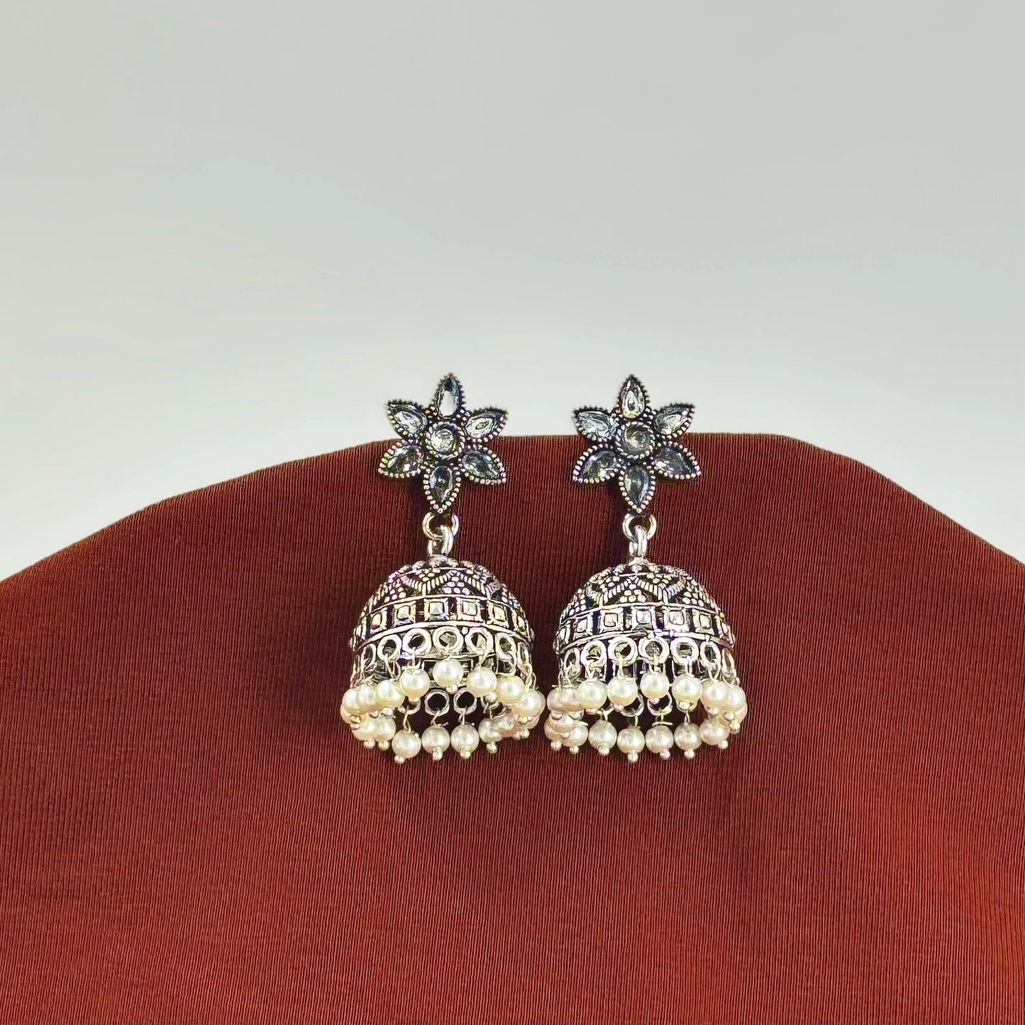 Kundan Jhumka - Colours Available