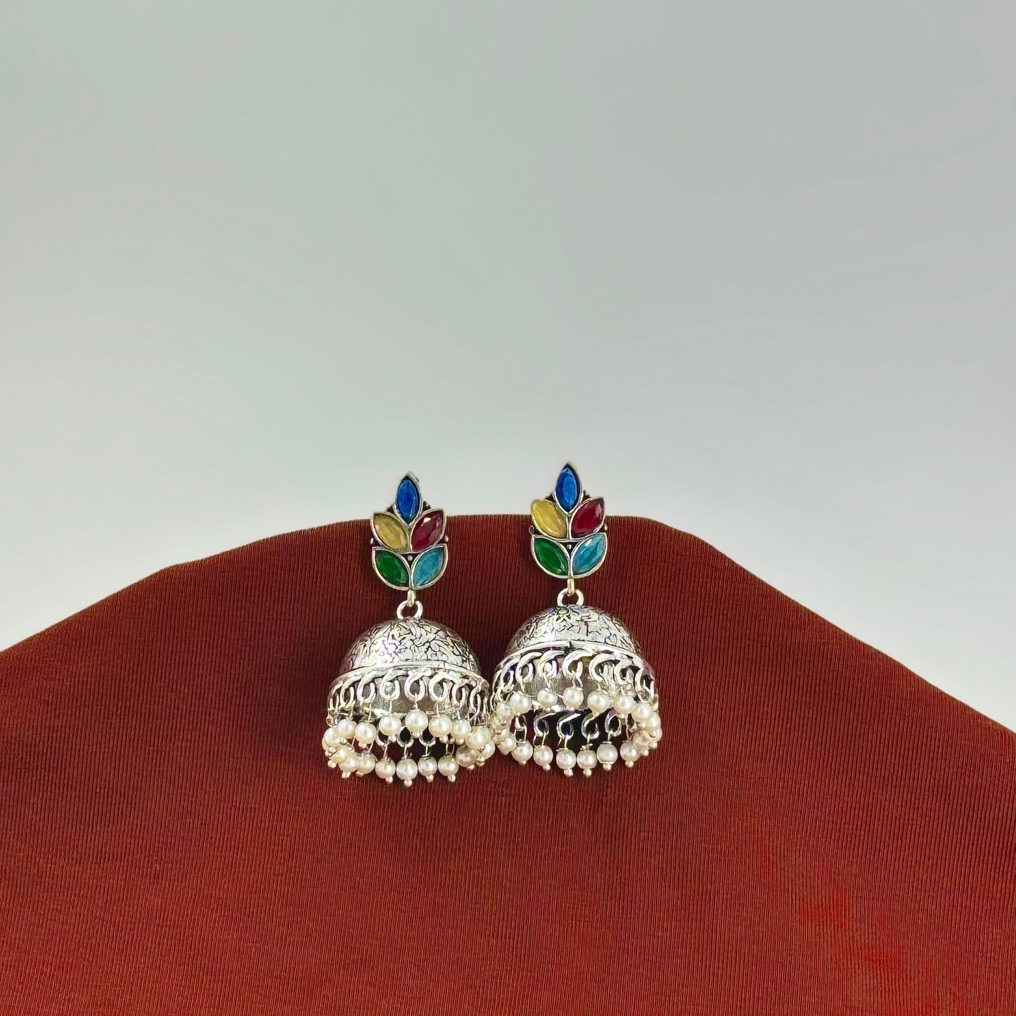 Kundan Jhumka - Colours Available