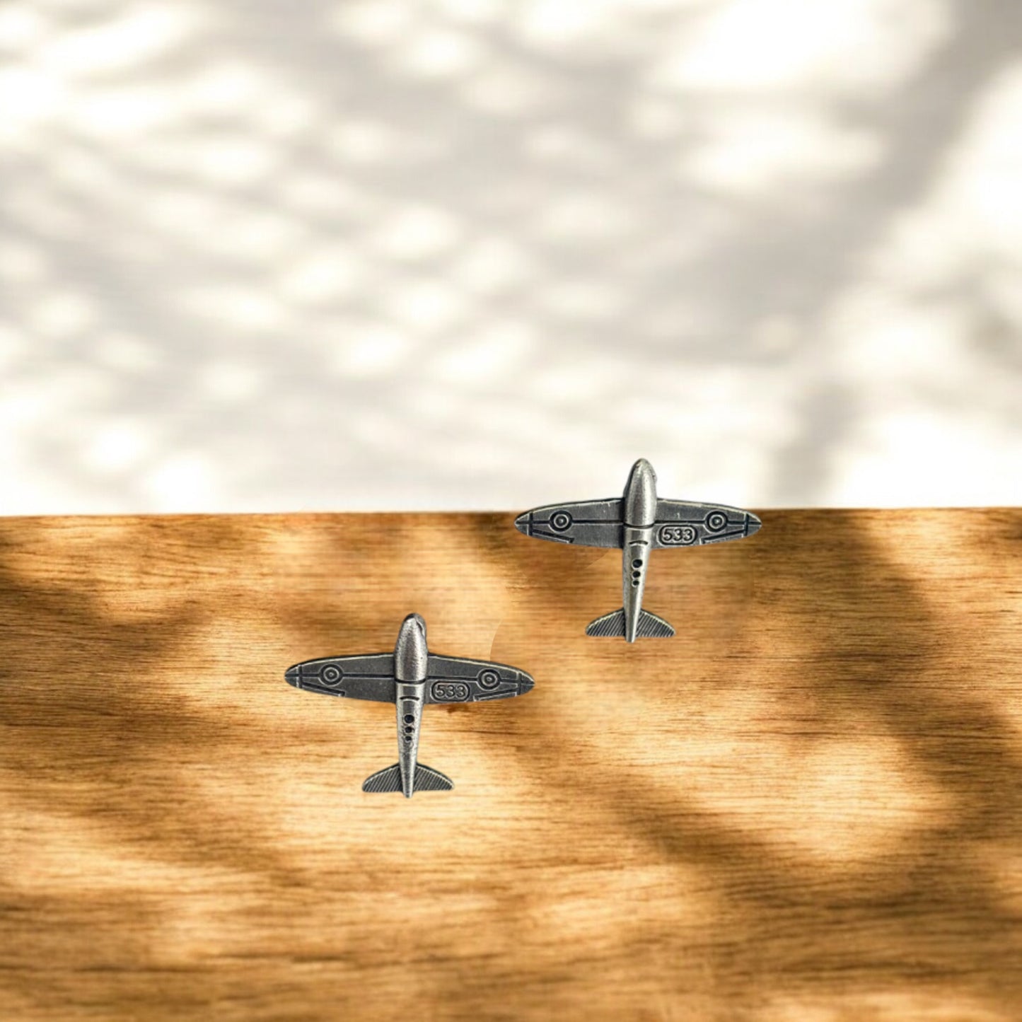 Vintage Aircraft Stud Earrings