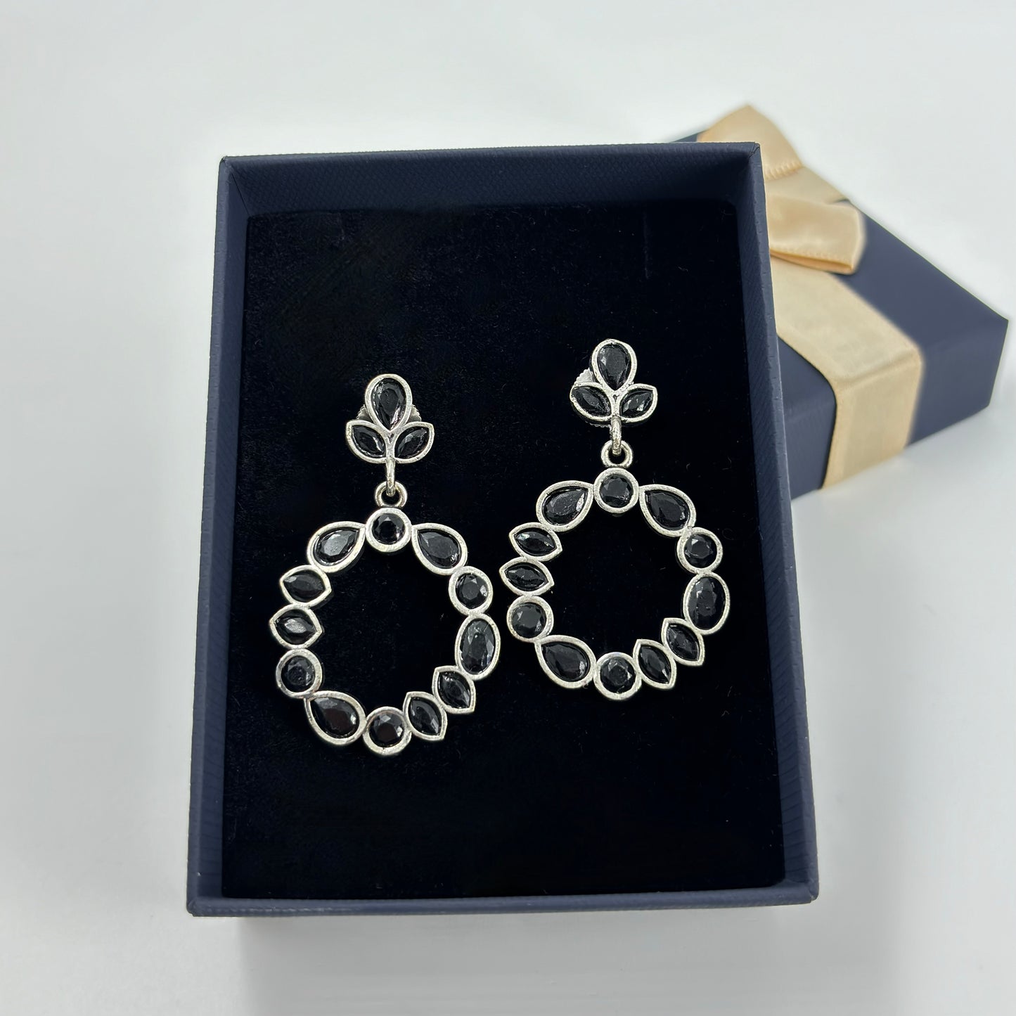 Vibrant Multistone Hoop Earrings