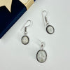 Natural Moonstone pendant & earring set