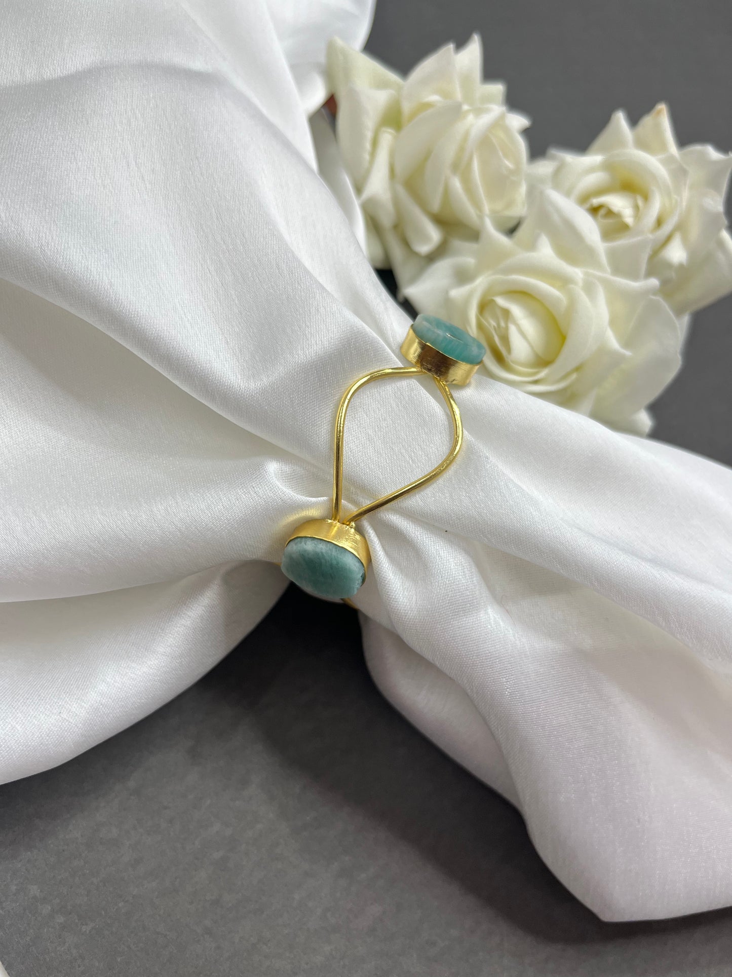 NATURAL STONE BANGLE