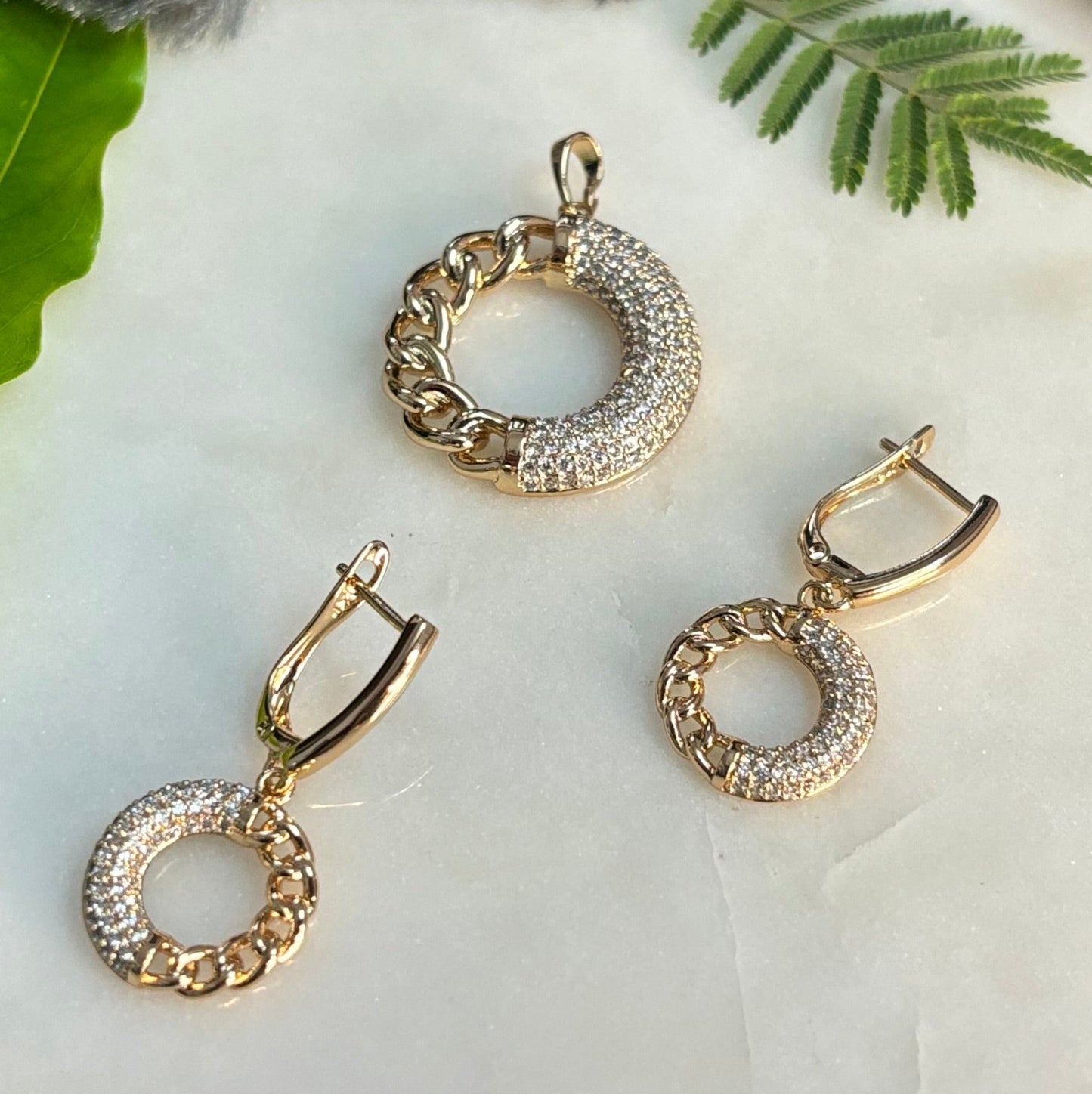 Pendant with Earring combo set