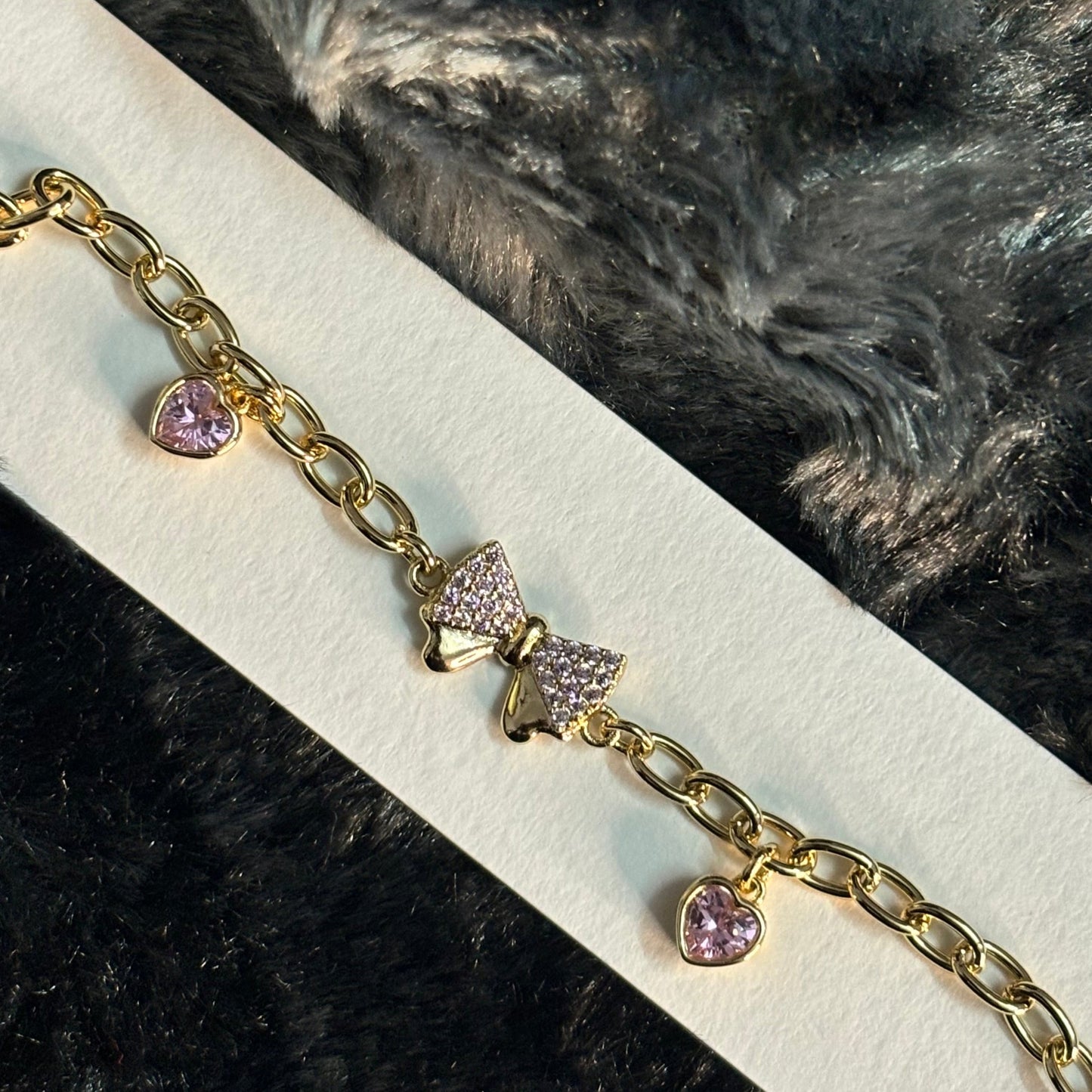Bow Shape Bracelet - Lavender