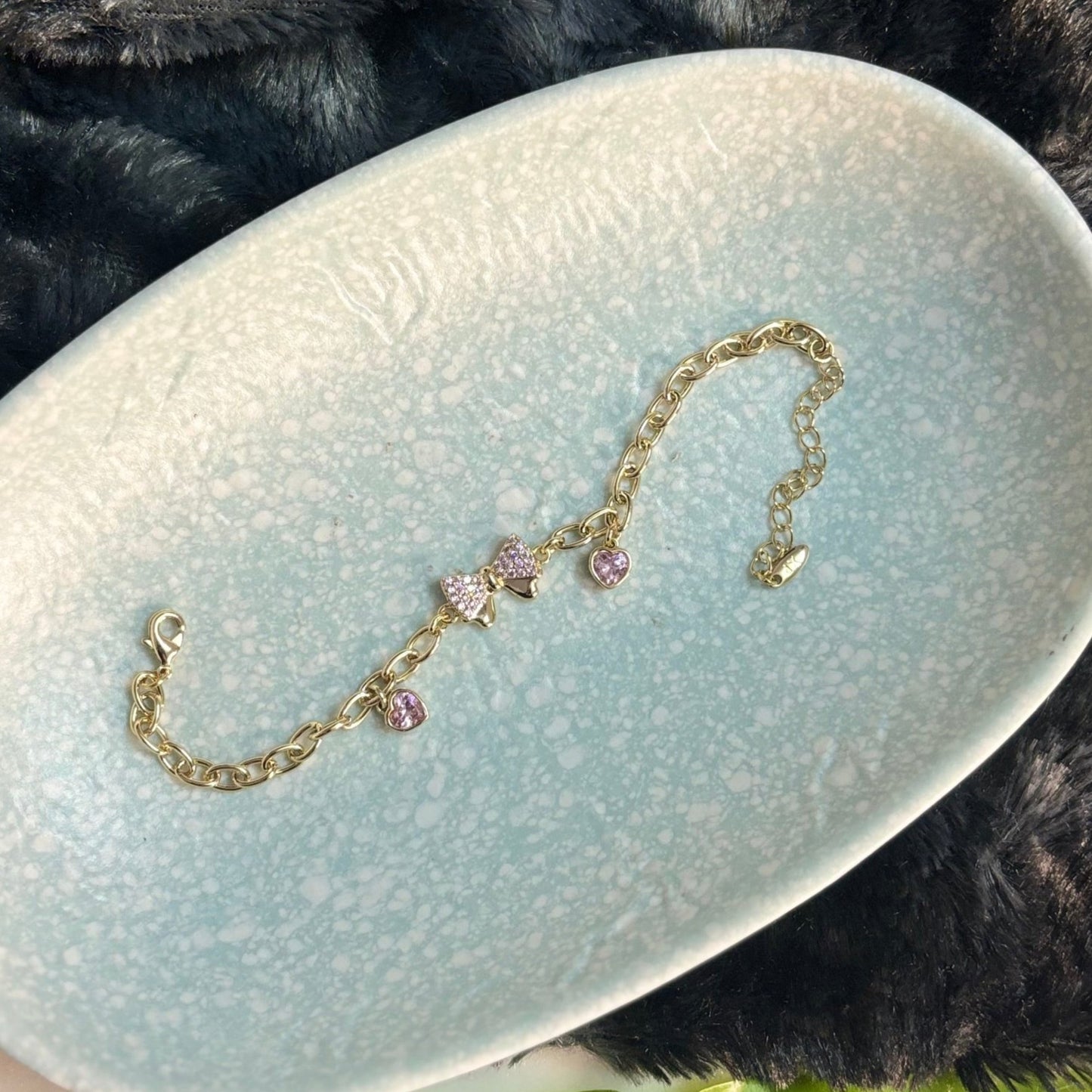 Bow Shape Bracelet - Lavender