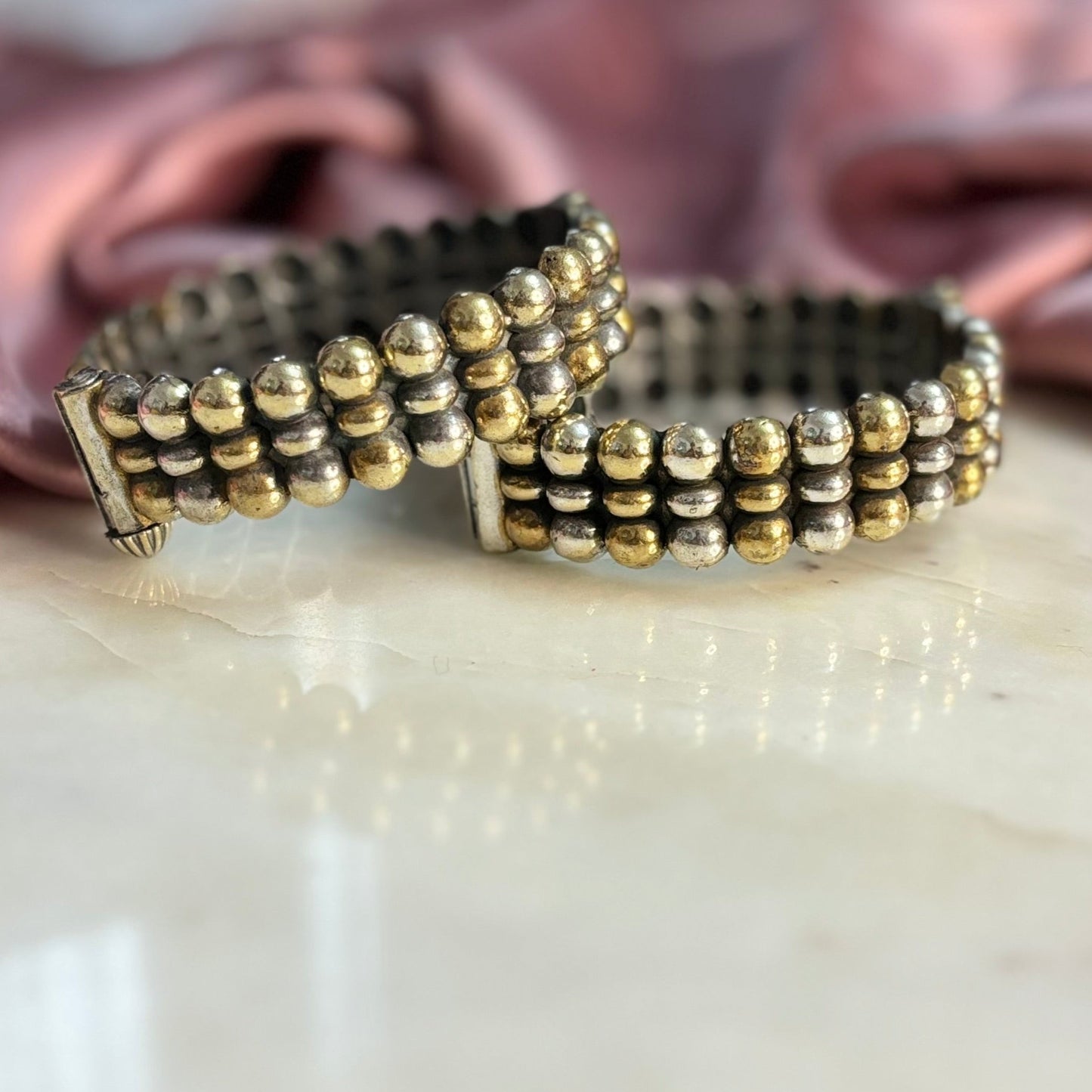 Dual Tone Bangle - 1 Piece