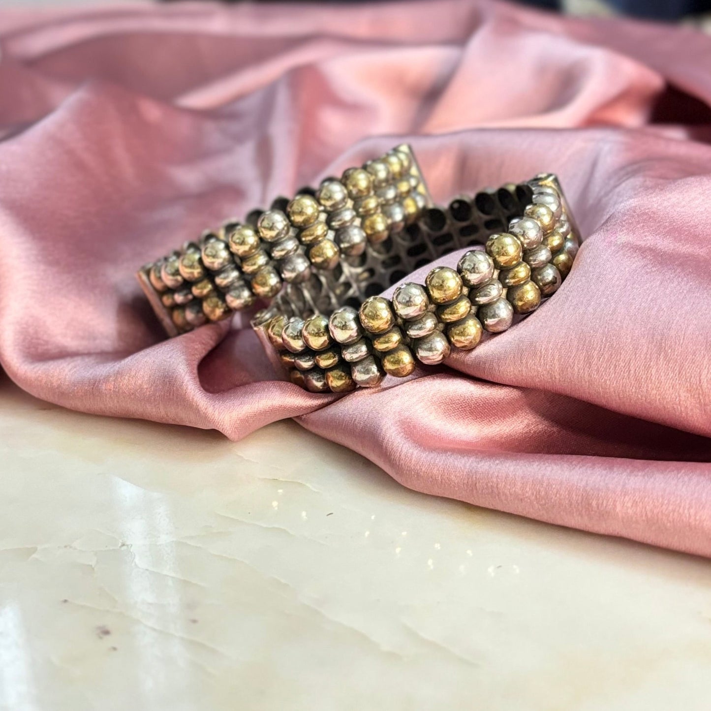 Dual Tone Bangle - 1 Piece