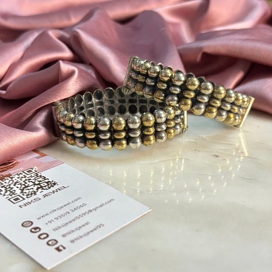 Dual Tone Bangle - 1 Piece