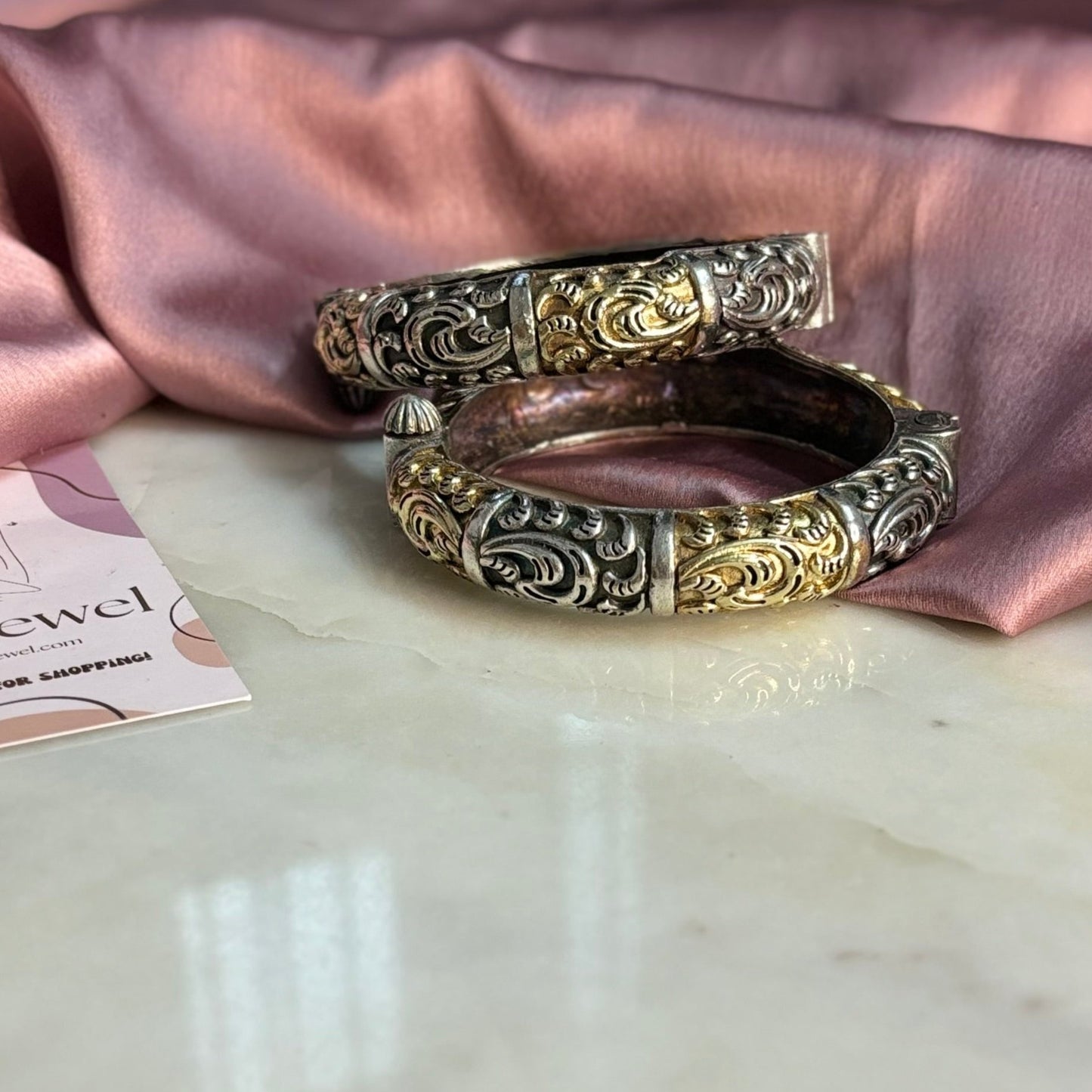 Dual Tone Bangle - 1 Piece