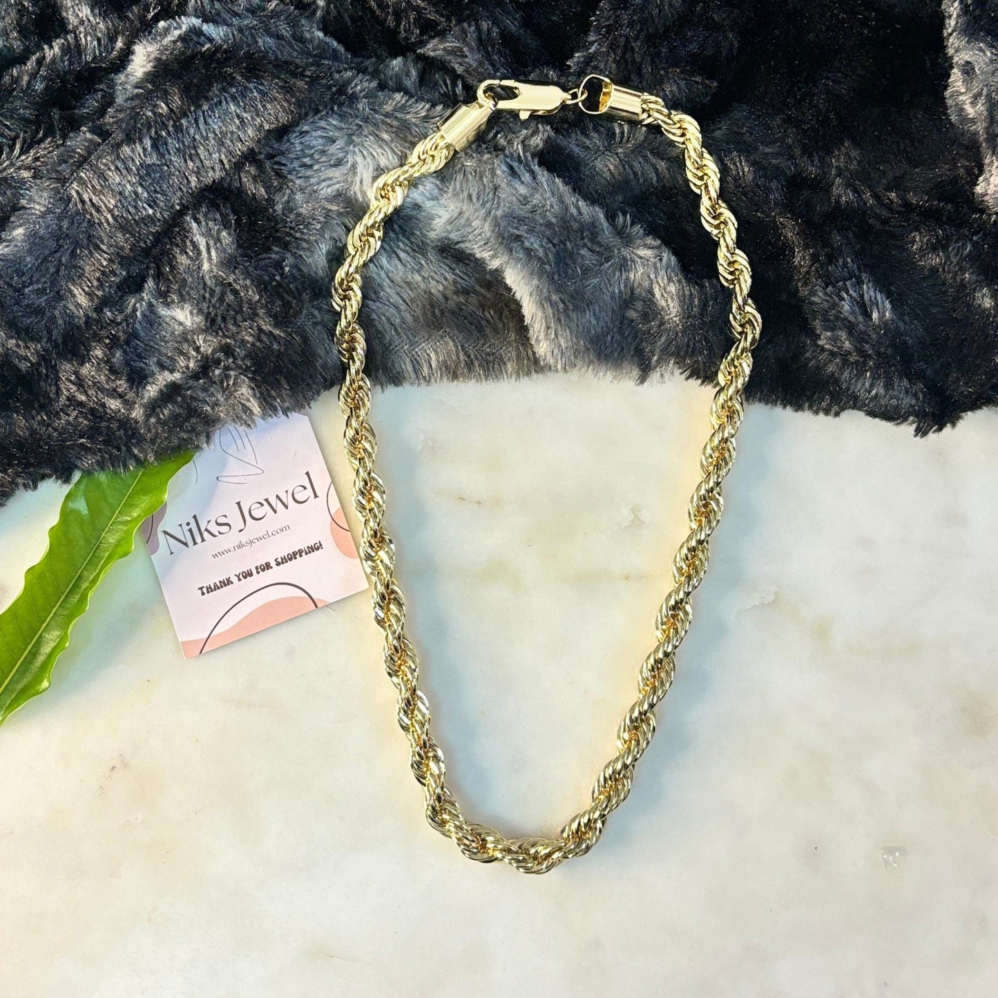 Broad Unisex Rope Chain