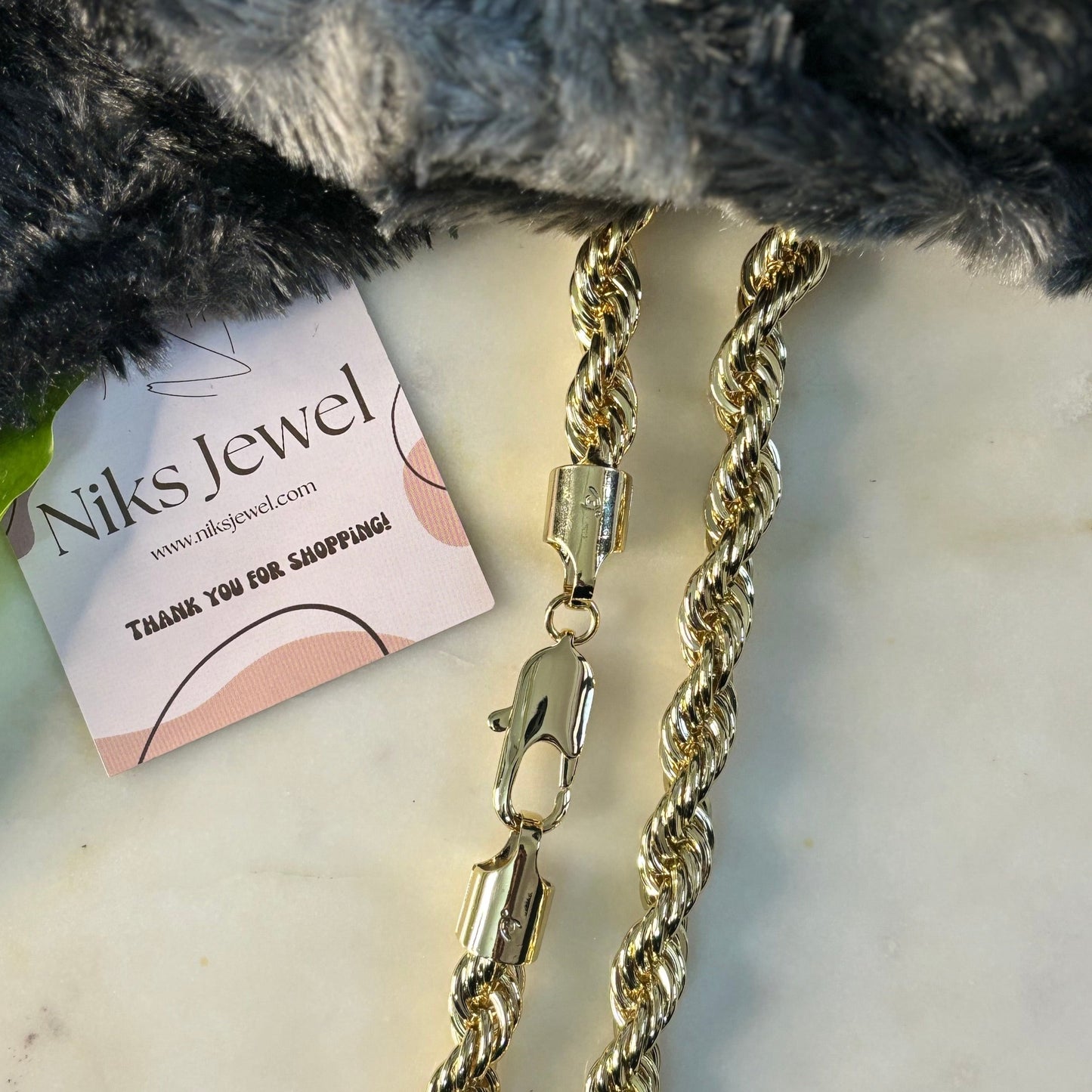 Broad Unisex Rope Chain