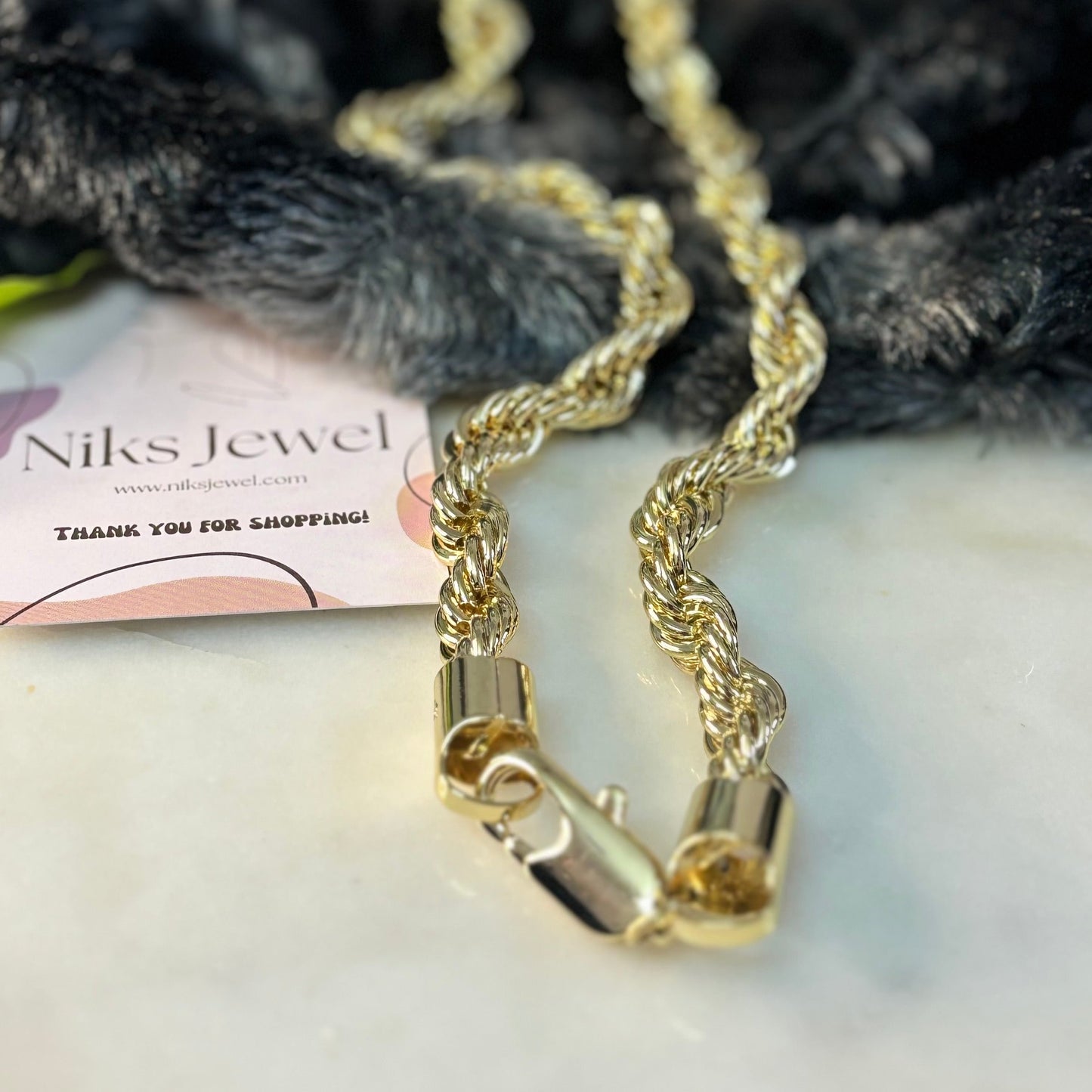 Broad Unisex Rope Chain